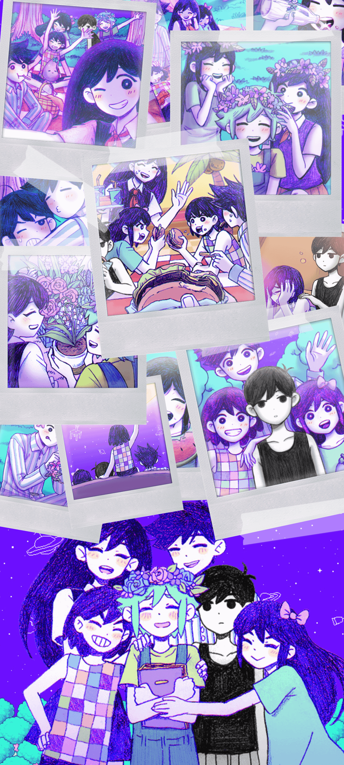 Omori Wallpaper Discover more aesthetic, cute, iphone, space, title screen  wallpaper.  in 2023