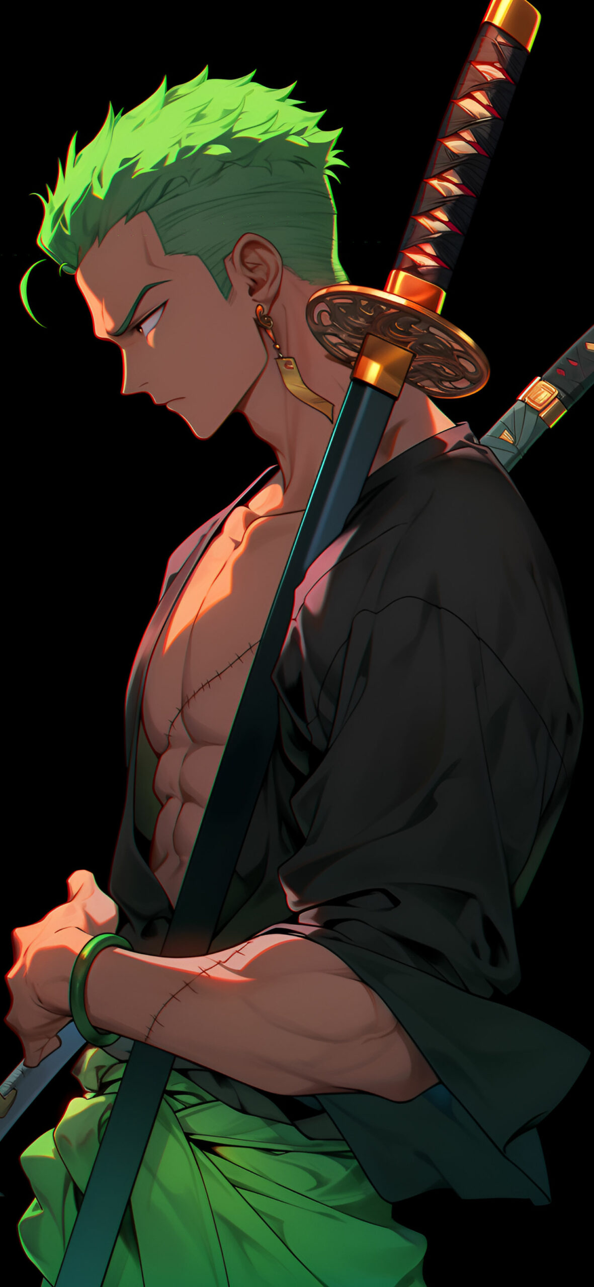 Here is a better version of my Zoro Wallpaper. Is it good enough