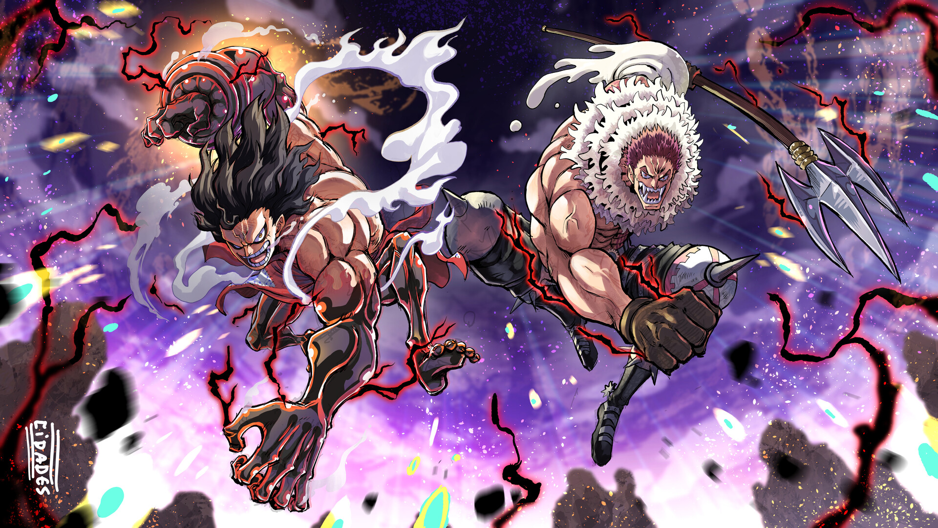 Anime One Piece Charlotte Katakuri #1080P #wallpaper #hdwallpaper