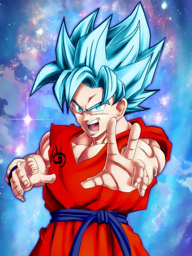 Goku blue Wallpapers on WallpaperDog