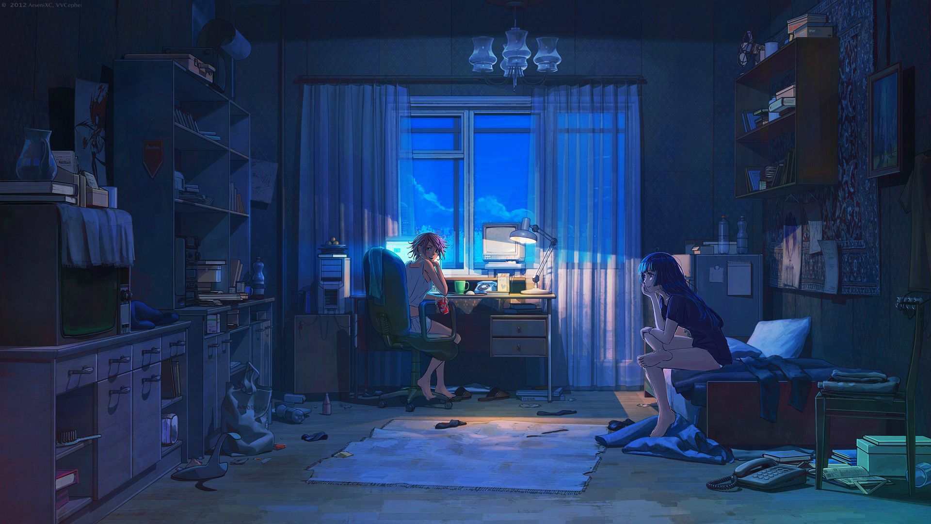 Aesthetic Anime Art Desktop Wallpapers - Top Những Hình Ảnh Đẹp