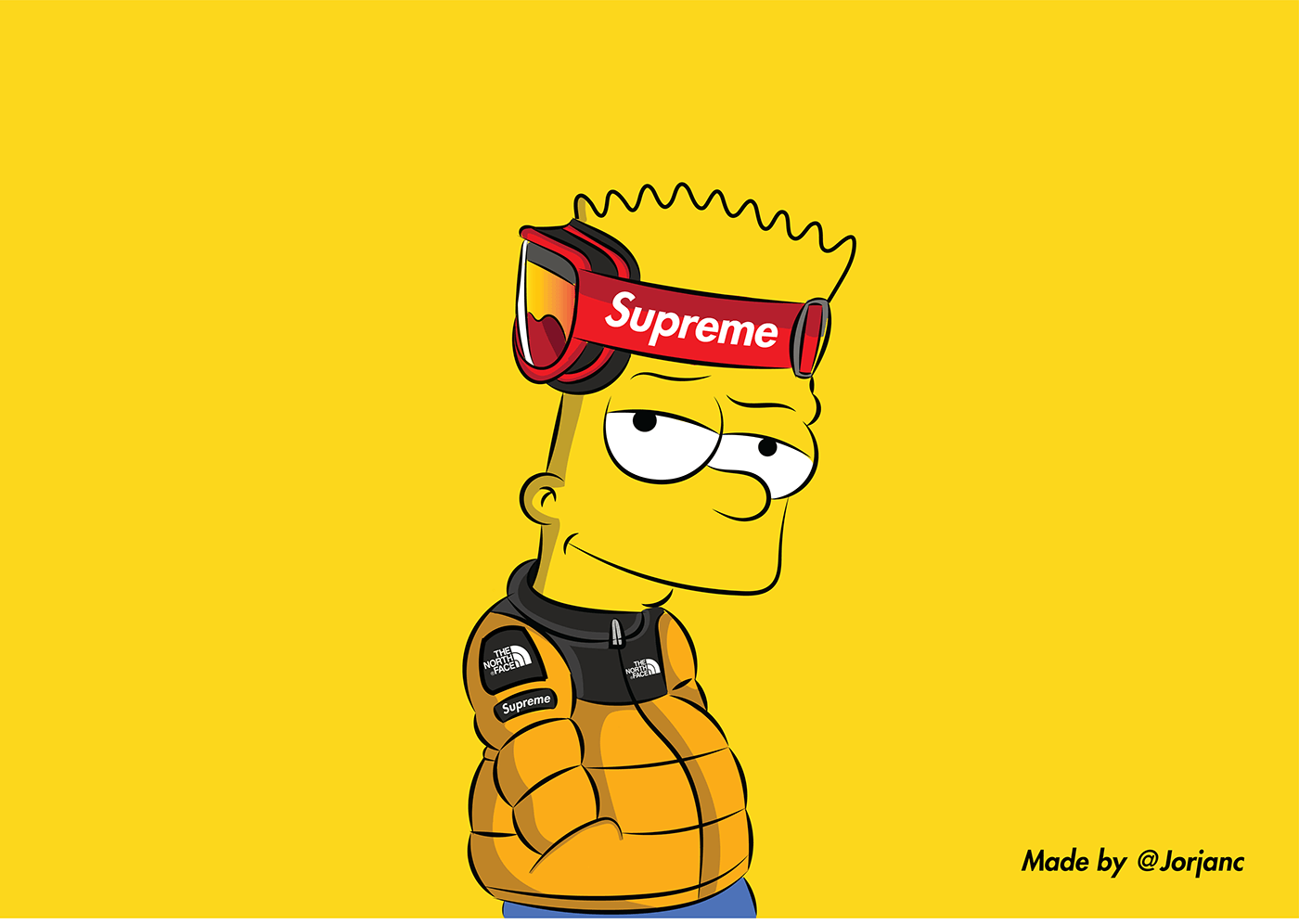 Bart Simpson Supreme 1080 Wallpapers On Wallpaperdog