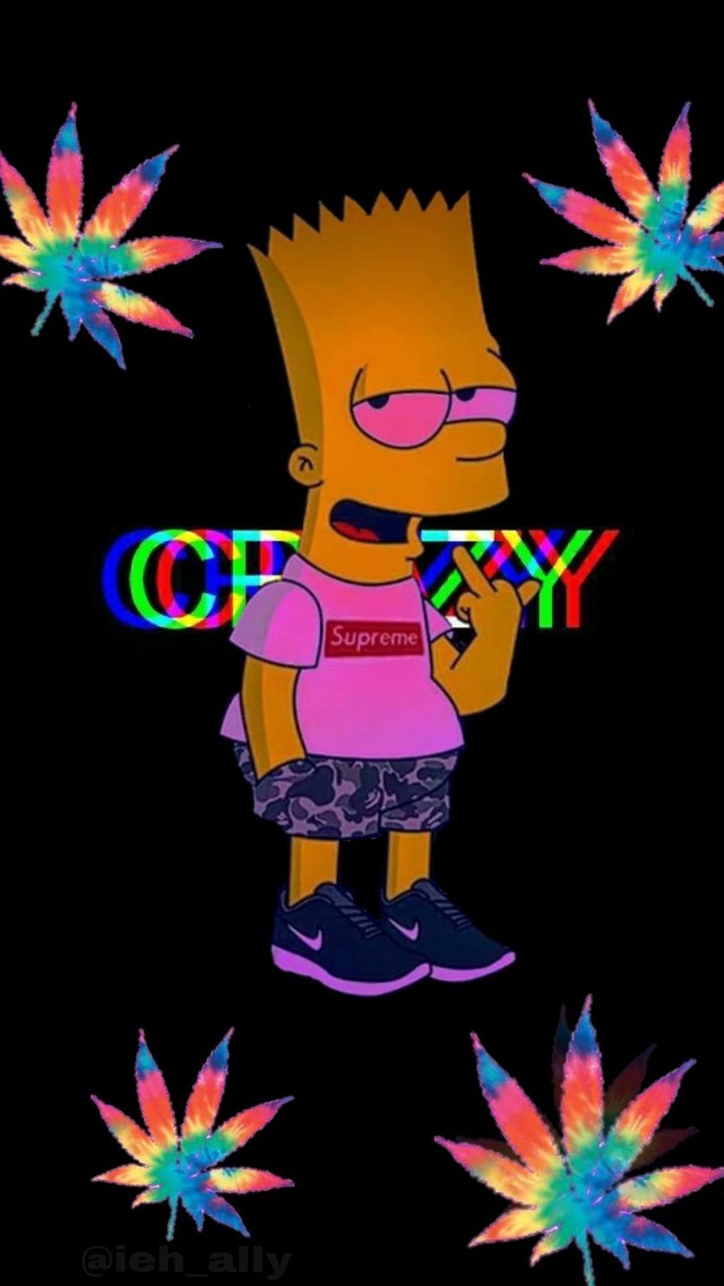 Trippy Bart Simpson Sad Wallpapers on WallpaperDog