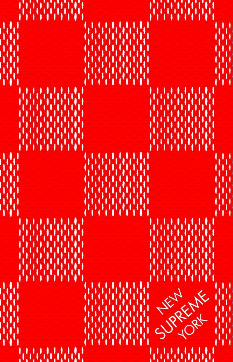 Supreme x Louis Vuitton Red Wallpapers for iPhone - Wallpapers