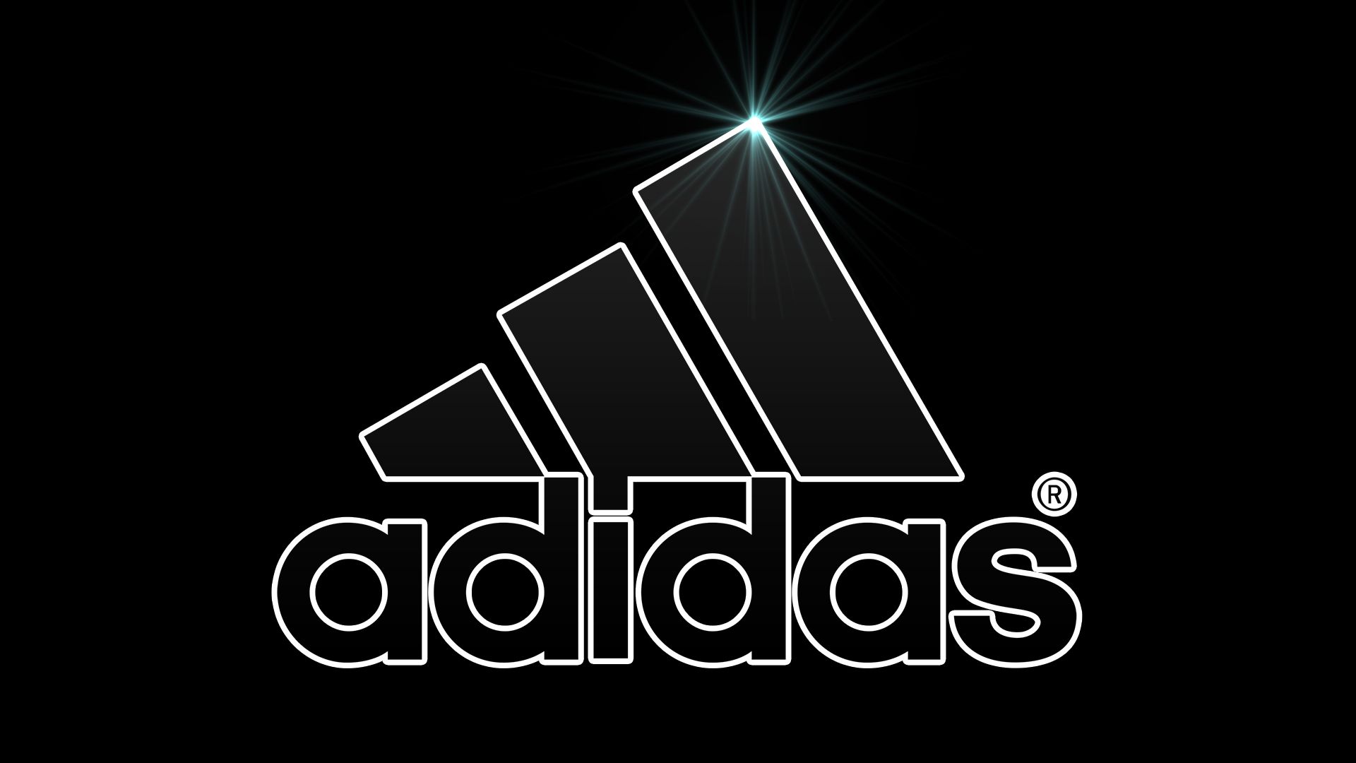 Riet onderpand Motivatie Black Adidas Logo Wallpapers on WallpaperDog