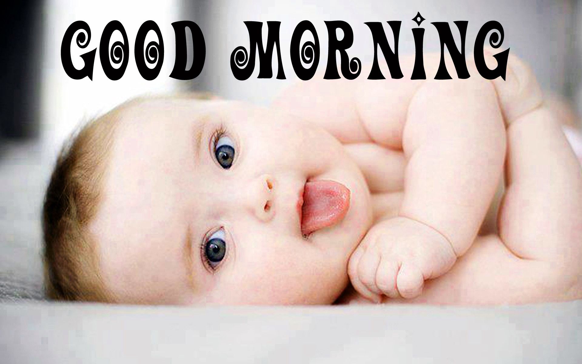 1920x1200 328+ Cute Baby Good Morning Images Wallpaper Pics Photo Download for