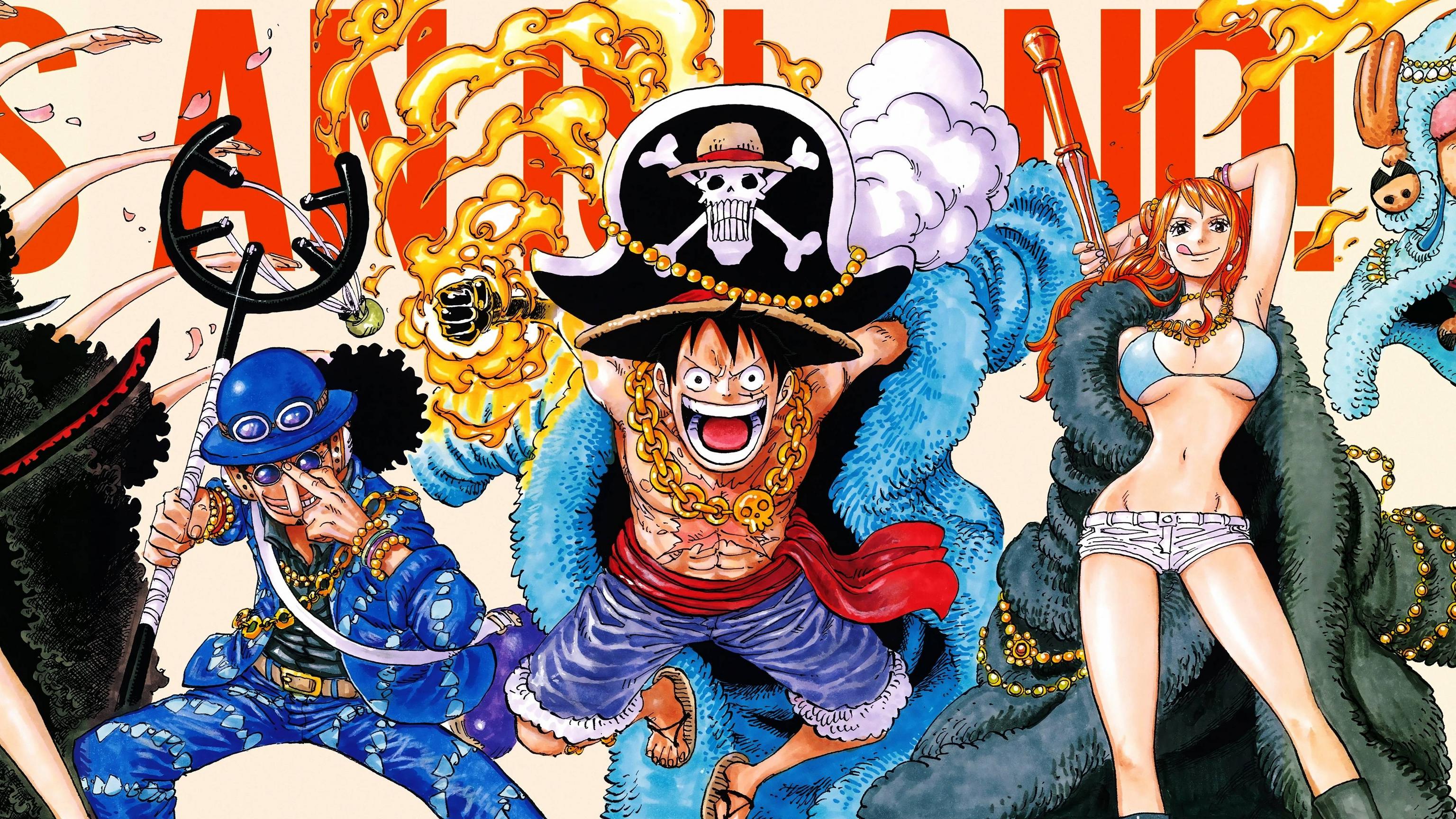 One Piece Characters 4K Wallpaper #6.124