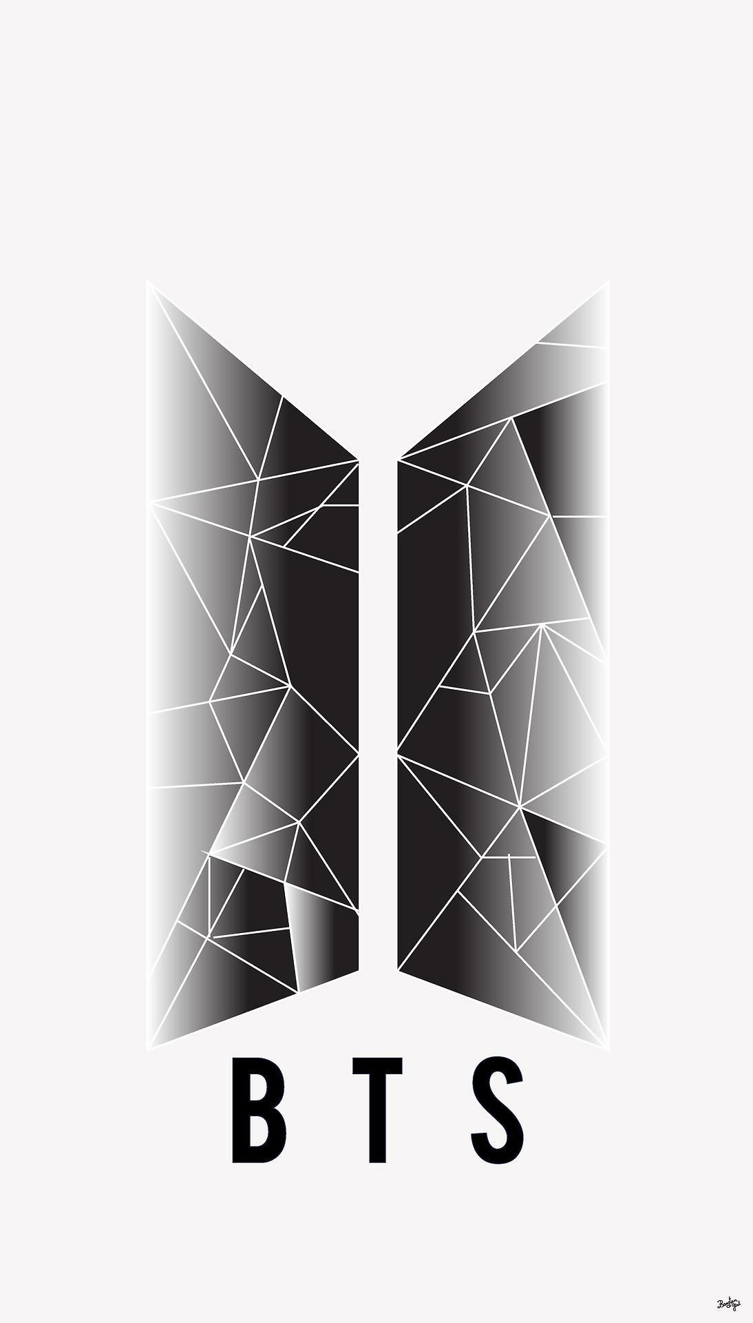 New BTS Logo Desktop Wallpapers on WallpaperDog