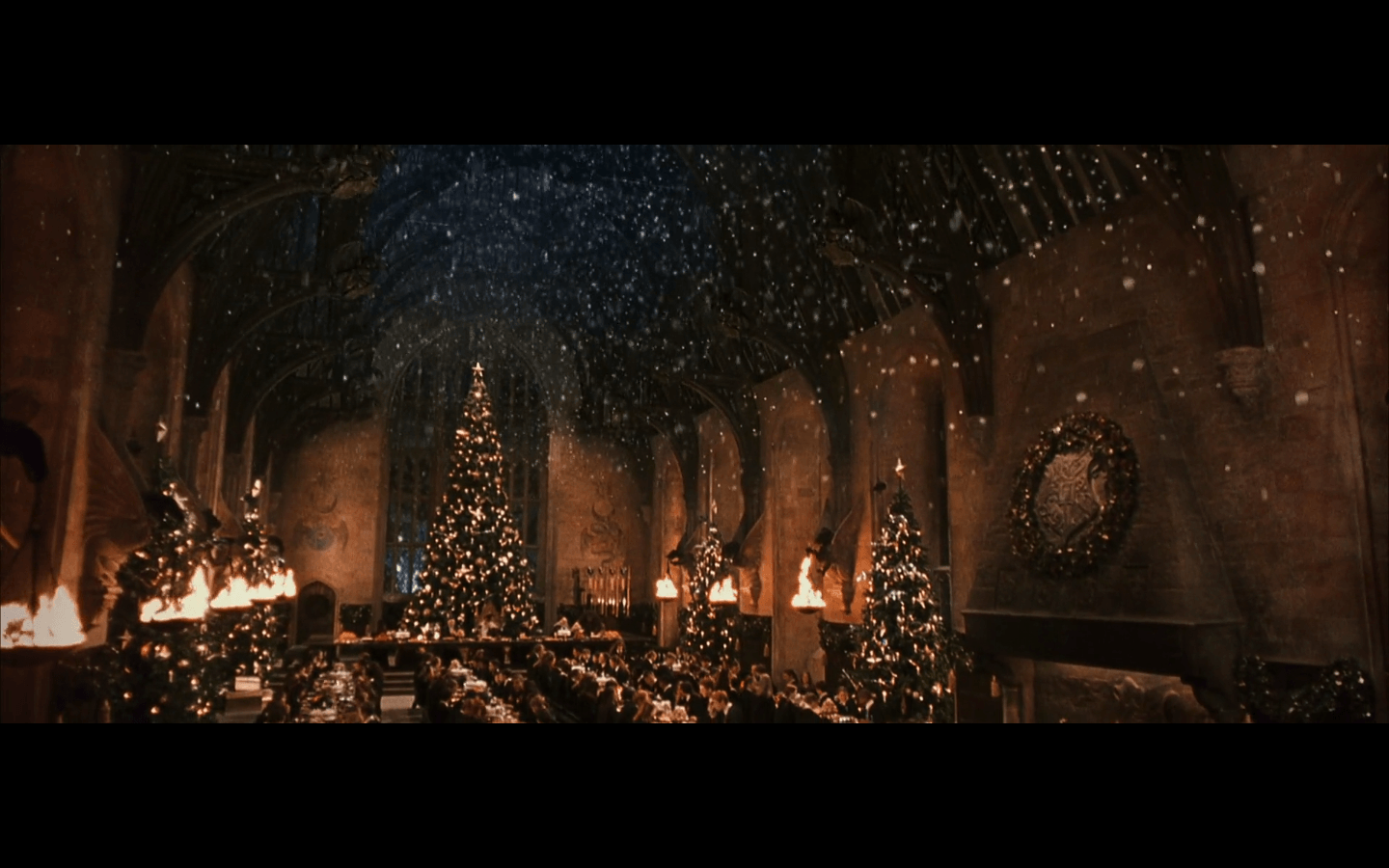 Festive Harry potter zoom background christmas Zoom backgrounds