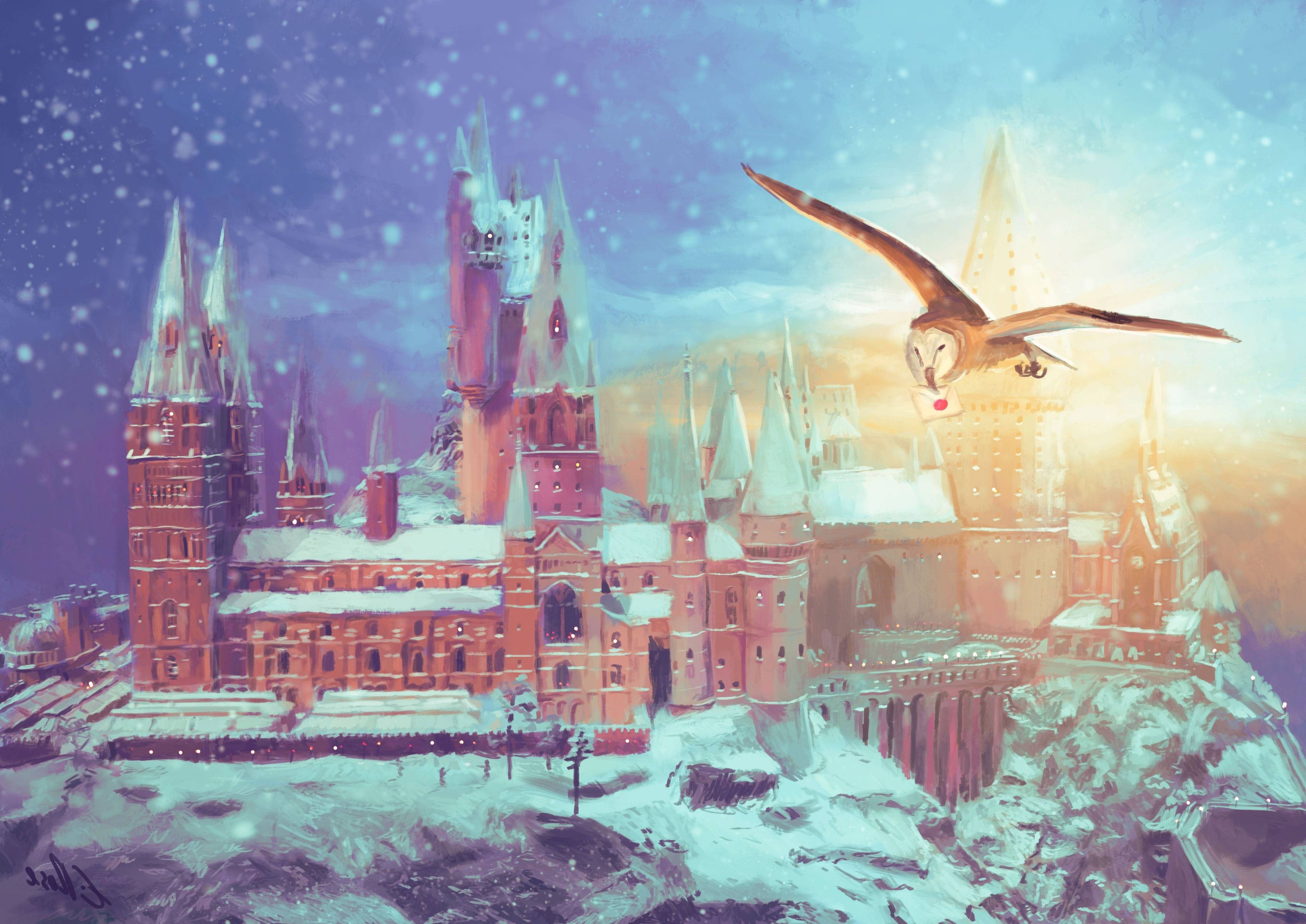 Hogwarts Christmas Zoom Background 2023 Cool Ultimate Awesome ...