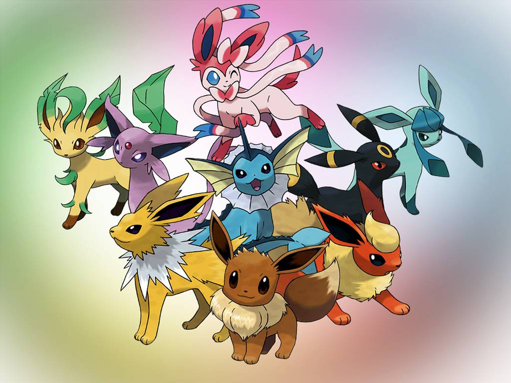 cute eevee evolutions with sylveon