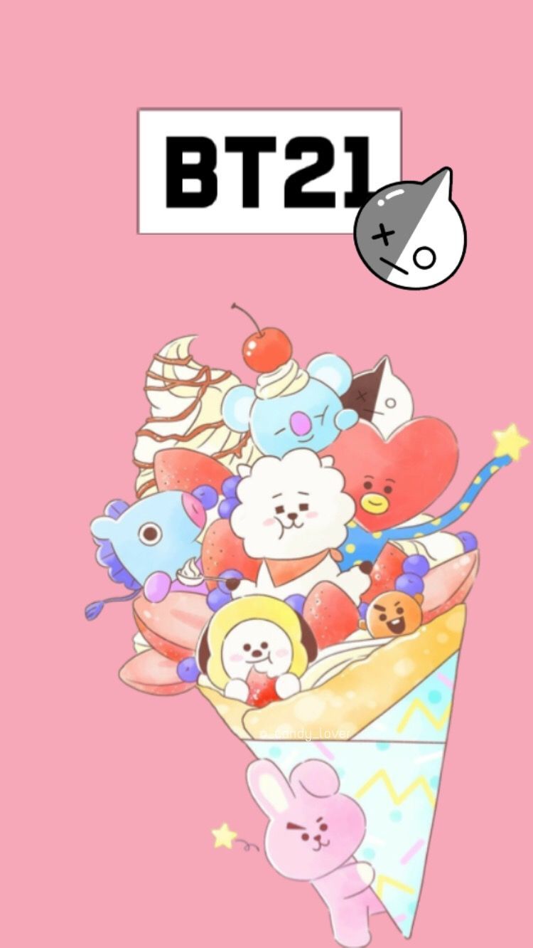 Cute BT21 wallpapers 2K22 for Android  Download  Cafe Bazaar
