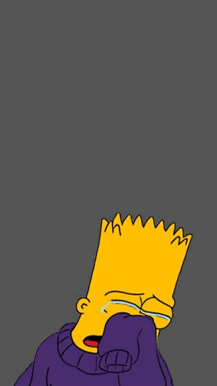 Trippy Bart Simpson Sad Wallpapers On Wallpaperdog