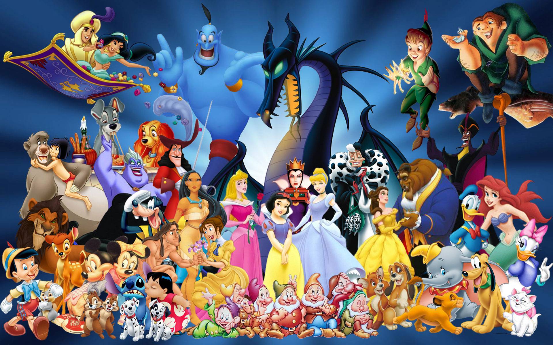 Download Evil Disney Villains Wallpaper  Wallpaperscom