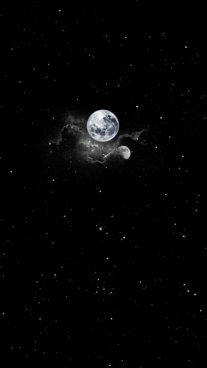 Download Aesthetic Moon And Sky For IPhone Wallpaper  Wallpaperscom