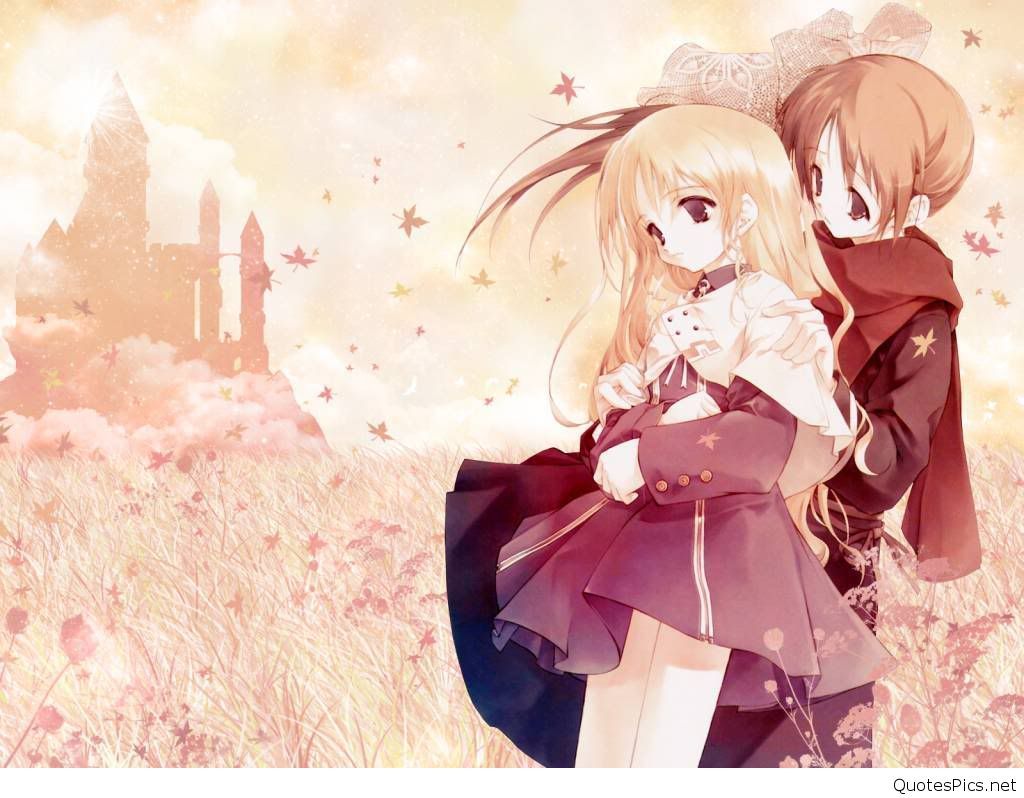 Love Couple Cute Anime Wallpapers on WallpaperDog