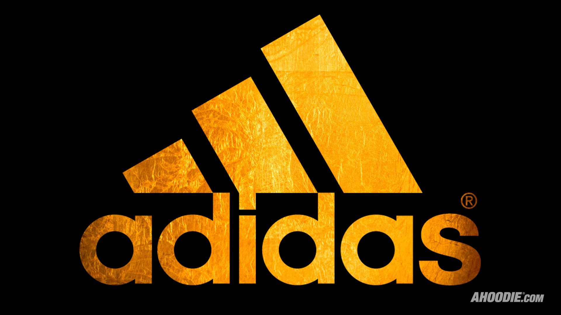 adidas wallpaper gold