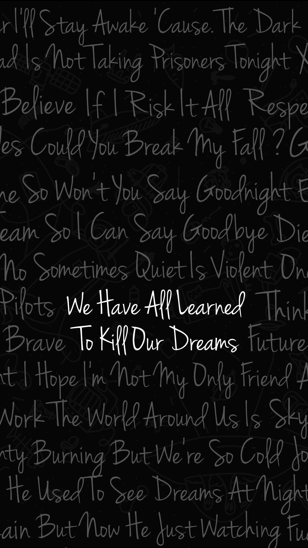 Lyrics Wallpaper  Buy Online  Etsy