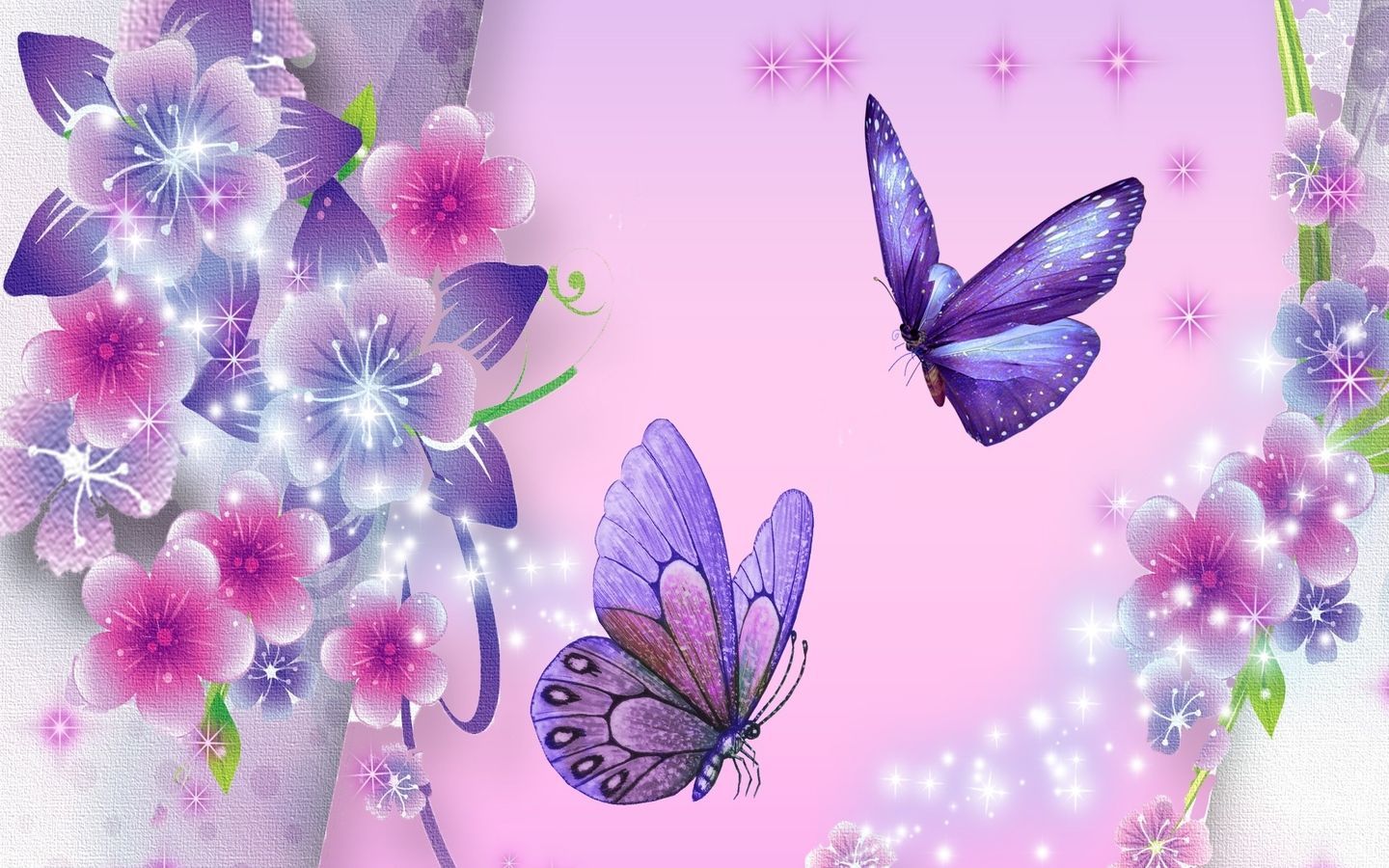Flowers And Butterflies Wallpapers  Wallpaper Cave