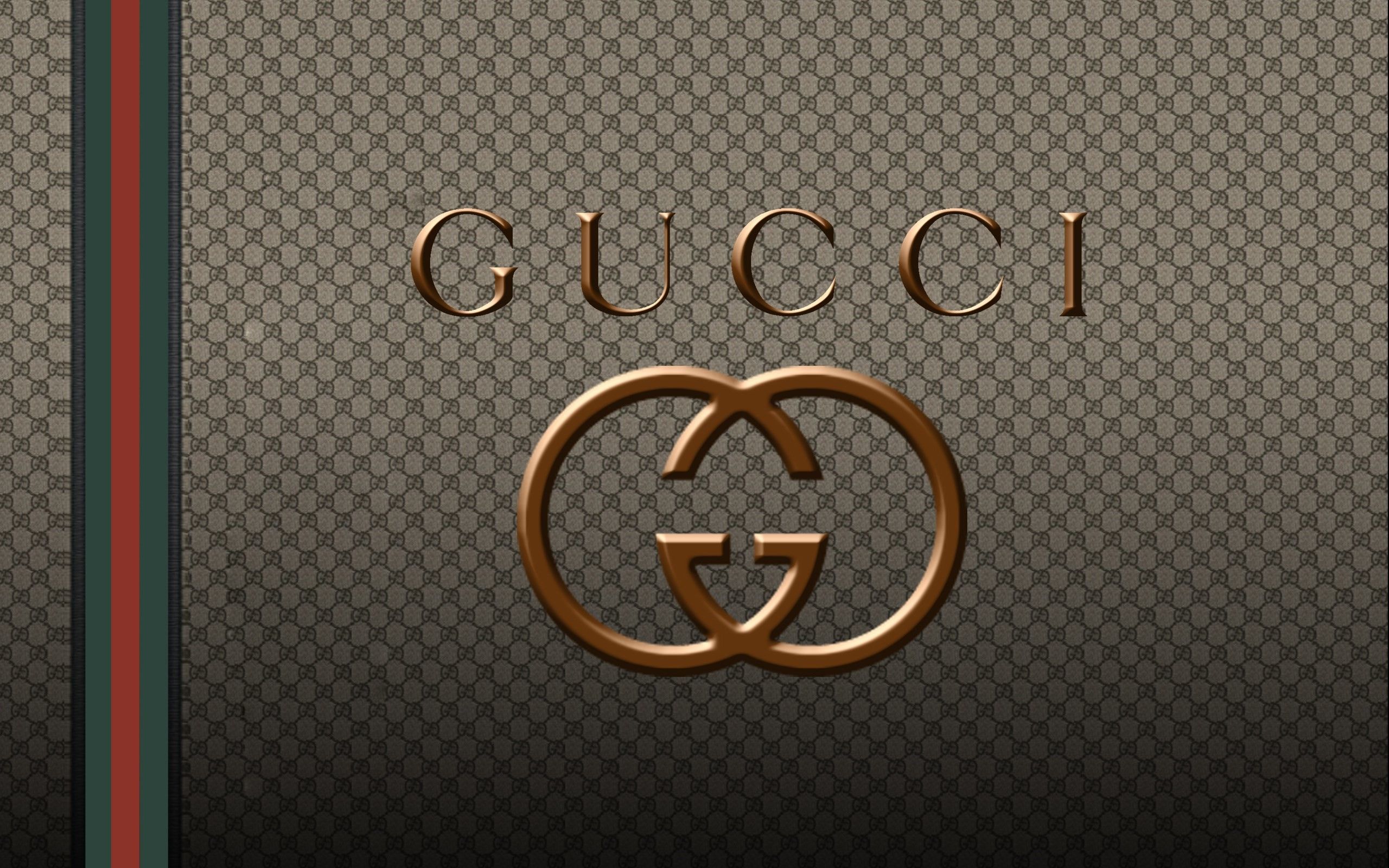gucci brown logo