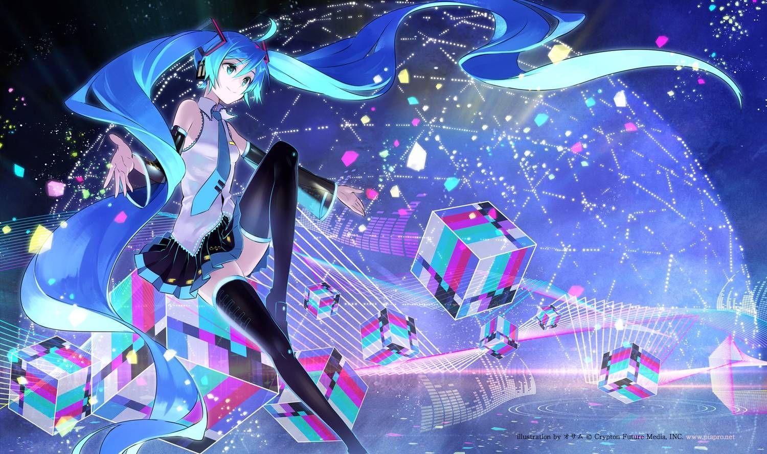 Hatsune Miku Wallpapers On WallpaperDog Hatsune Miku Wallpapers On WallpaperDog