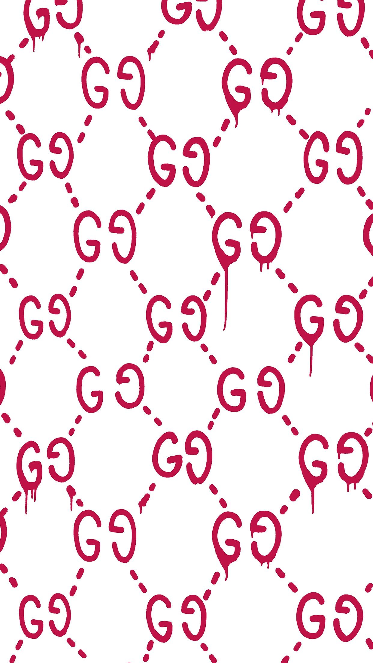 Pink Gucci Logo Wallpaper