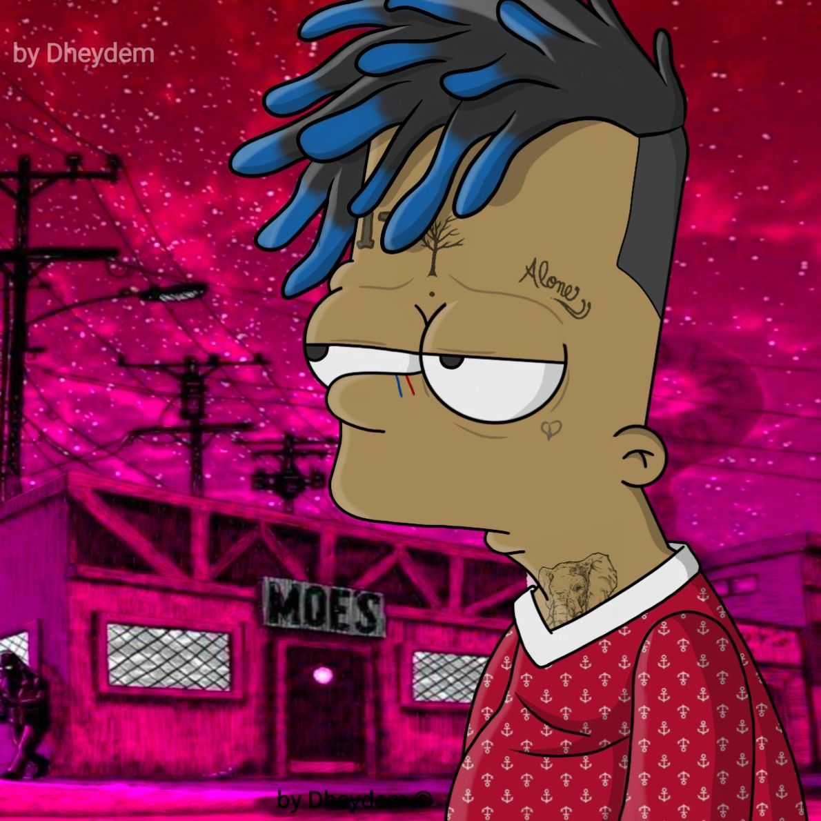 Bart, sad, HD phone wallpaper