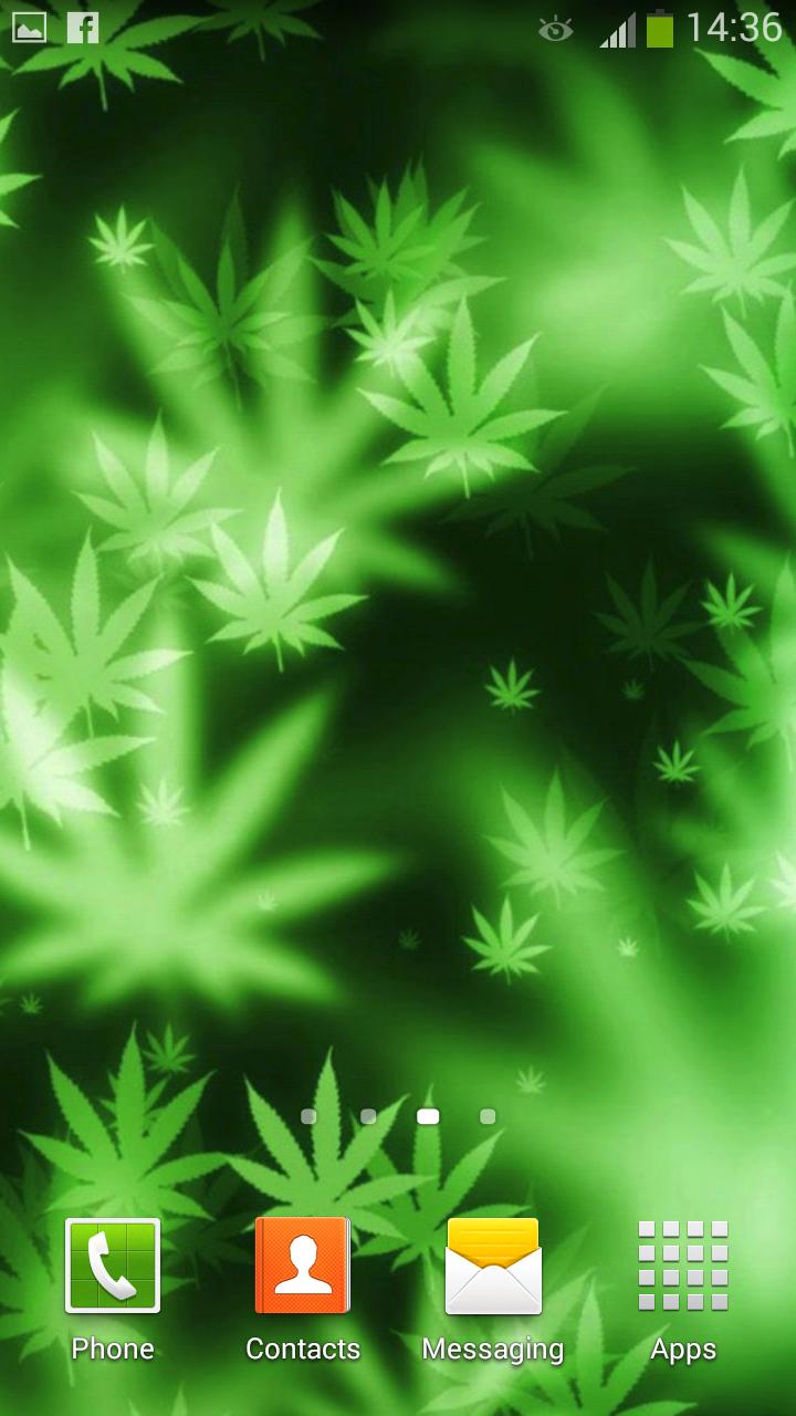 Moving Weed Wallpaper