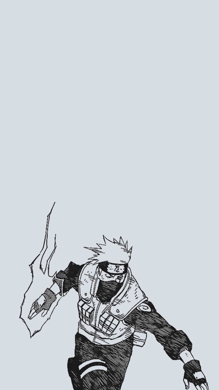 Naruto Wallpaper: KAKASHI- black and white day - Minitokyo