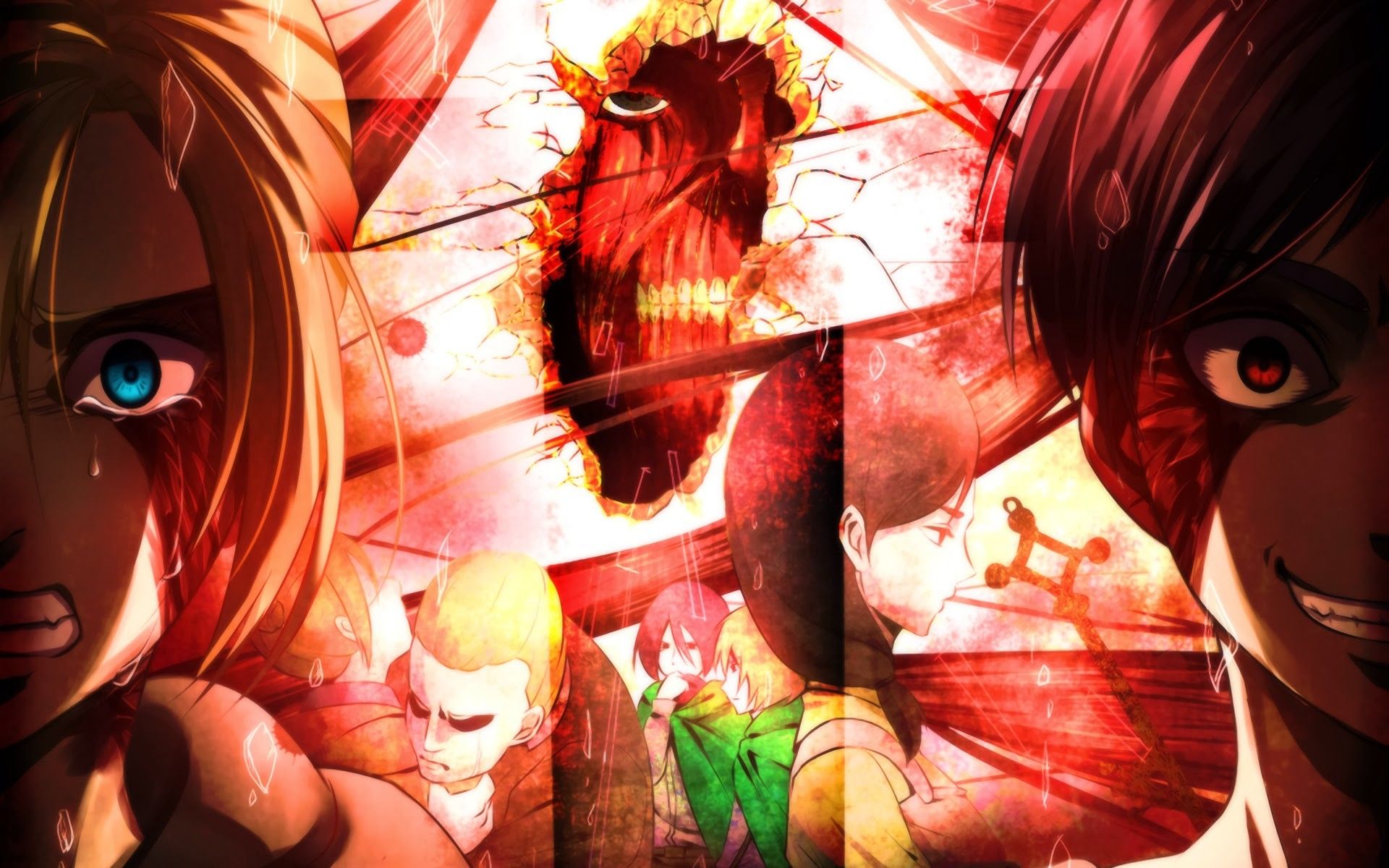 Attack On Titan Eren Wallpapers on WallpaperDog