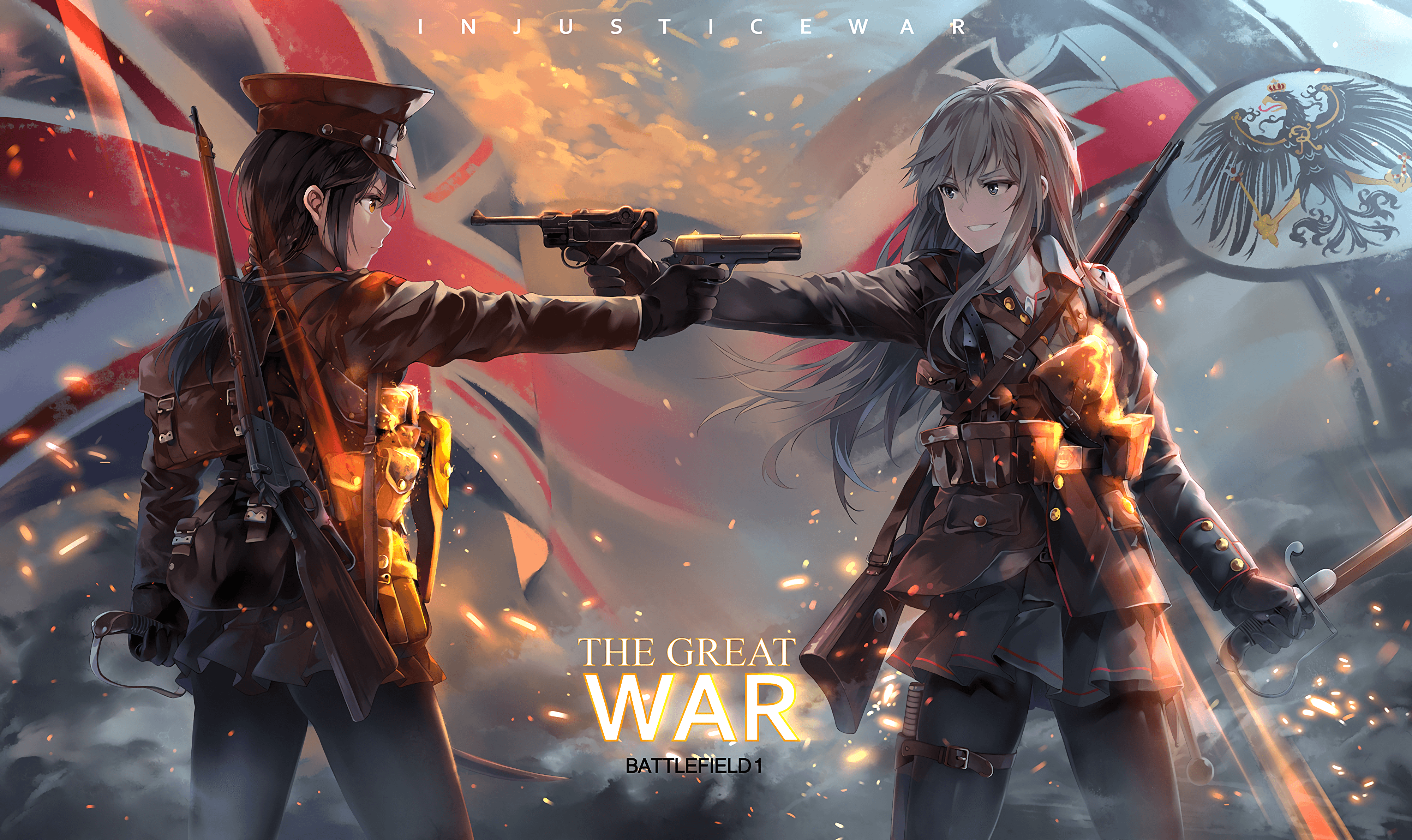 Battlefield Anime Ultra HD Desktop Background Wallpaper for 4K UHD TV