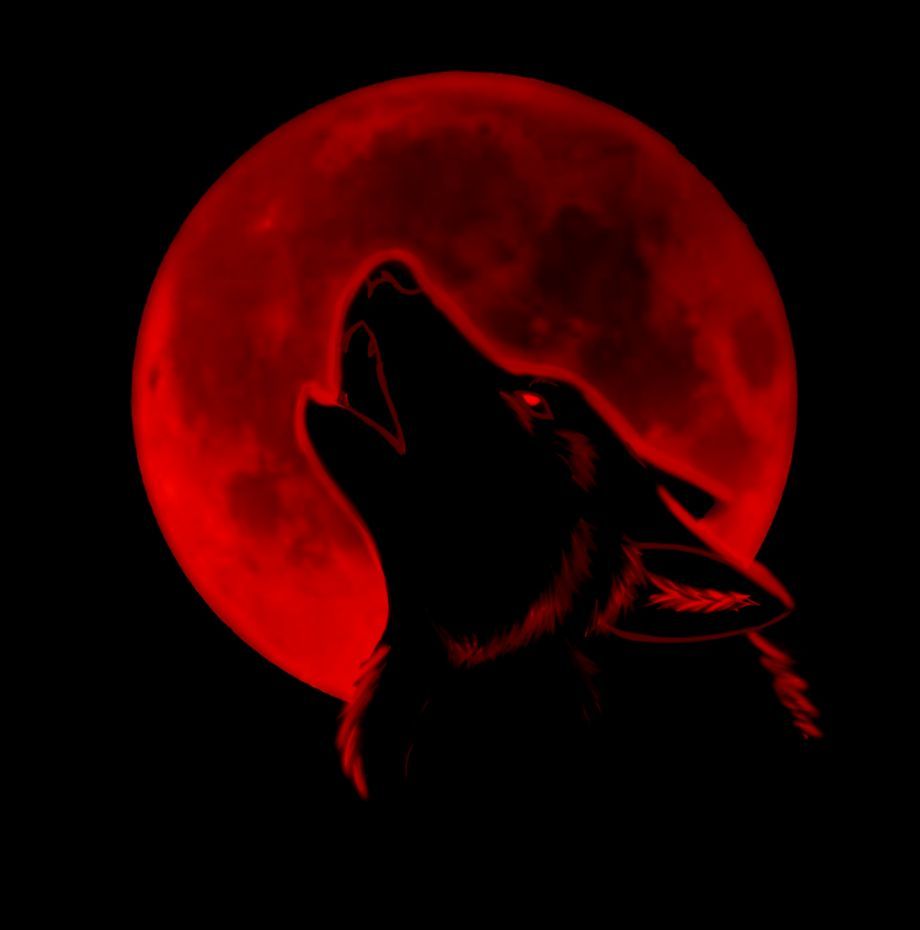 Batman Red Moon Dark Background HD 4K Wallpaper #6.2730