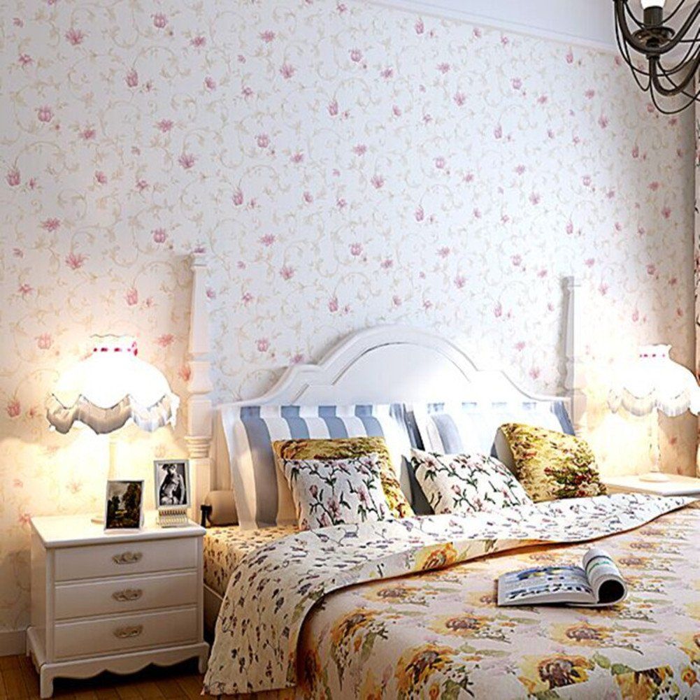Mural Beautiful 3D Stereoscopic Relief Pink Flowers Romantic Modern Bedroom  Living Room TV Background Photo Wall Paper 250x175cm Baby Products