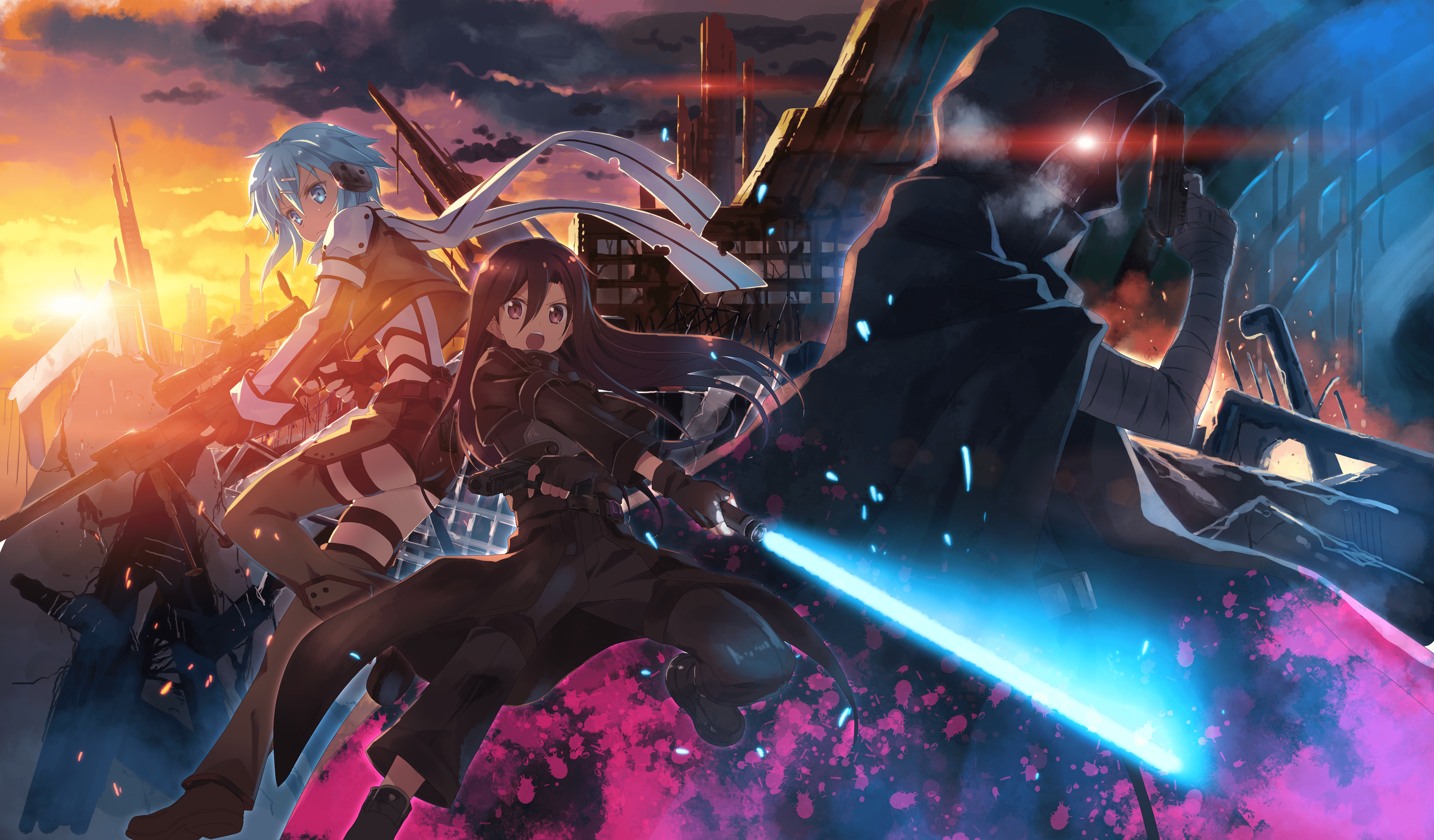 Anime Sword Art Online Alternative: Gun Gale Online HD Wallpaper by AceK