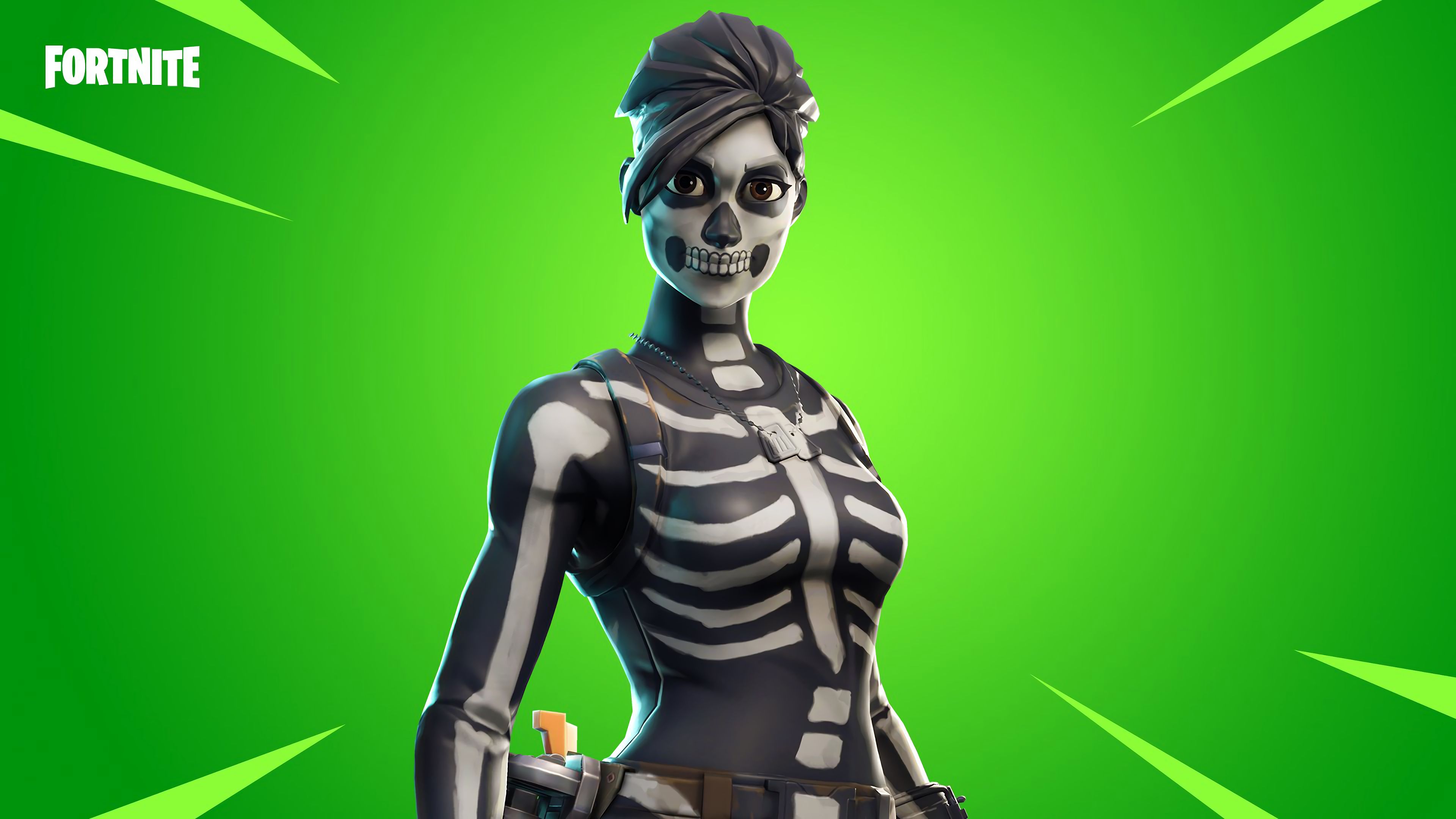 Fortnite Skull Trooper Girl Girl Fornite Skulls Trooper Wallpapers On Wallpaperdog