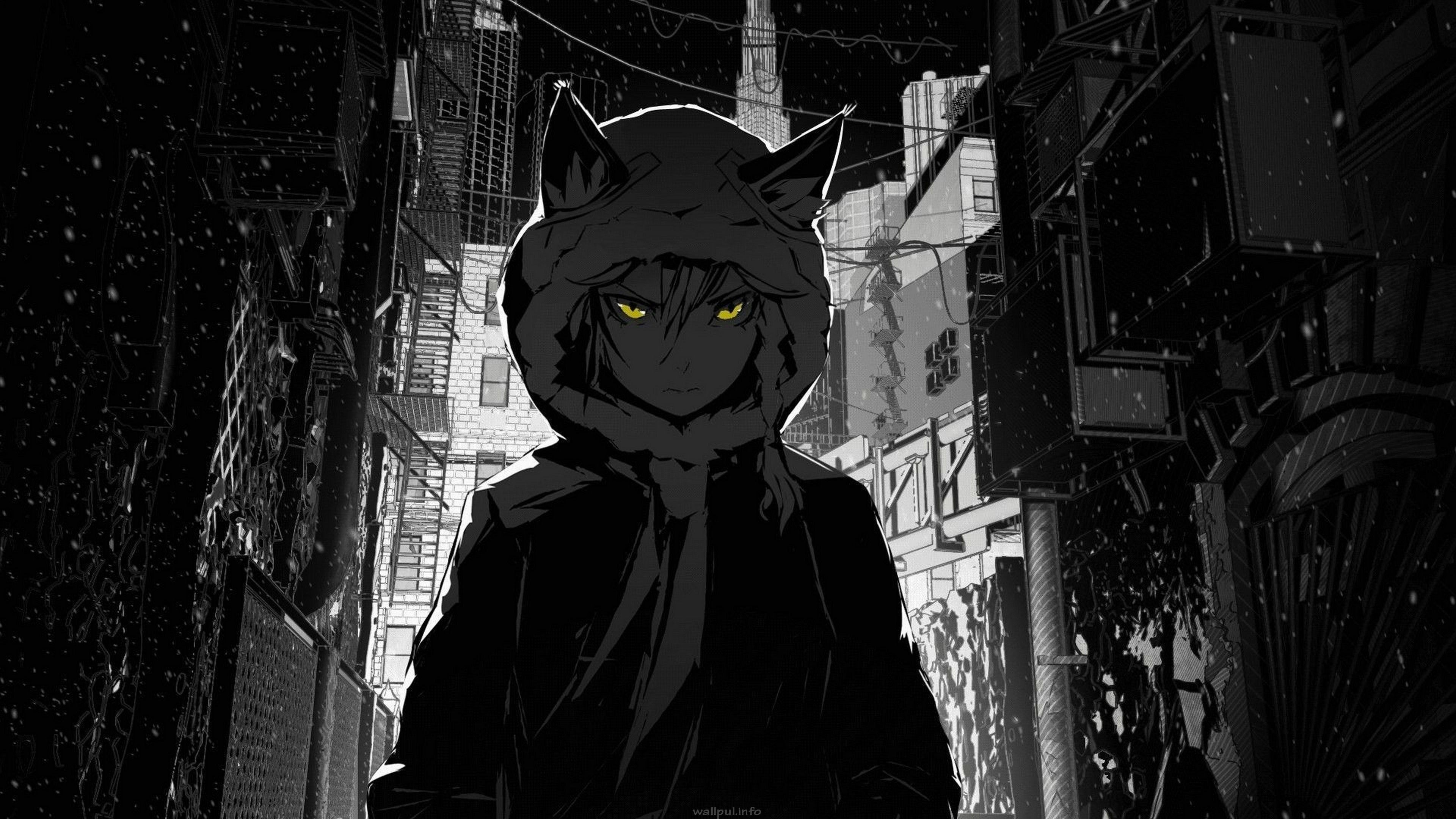 Just Dark Anime ♤  Dark anime, Anime monochrome, Aesthetic anime