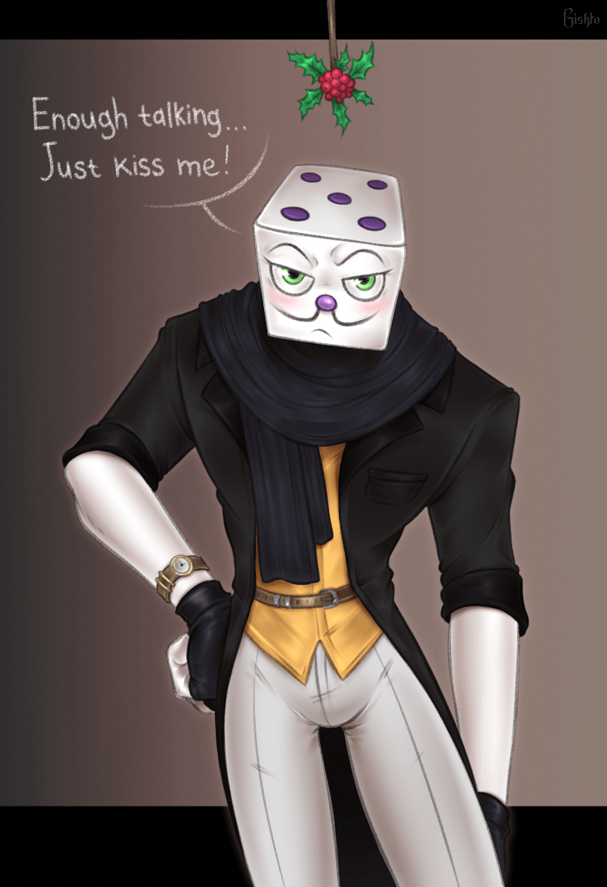 king dice cuphead fanart