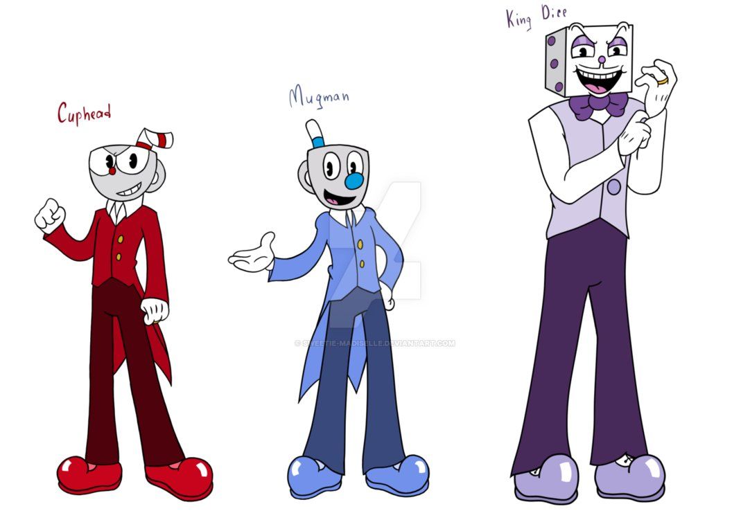 cuphead and mugman king dice