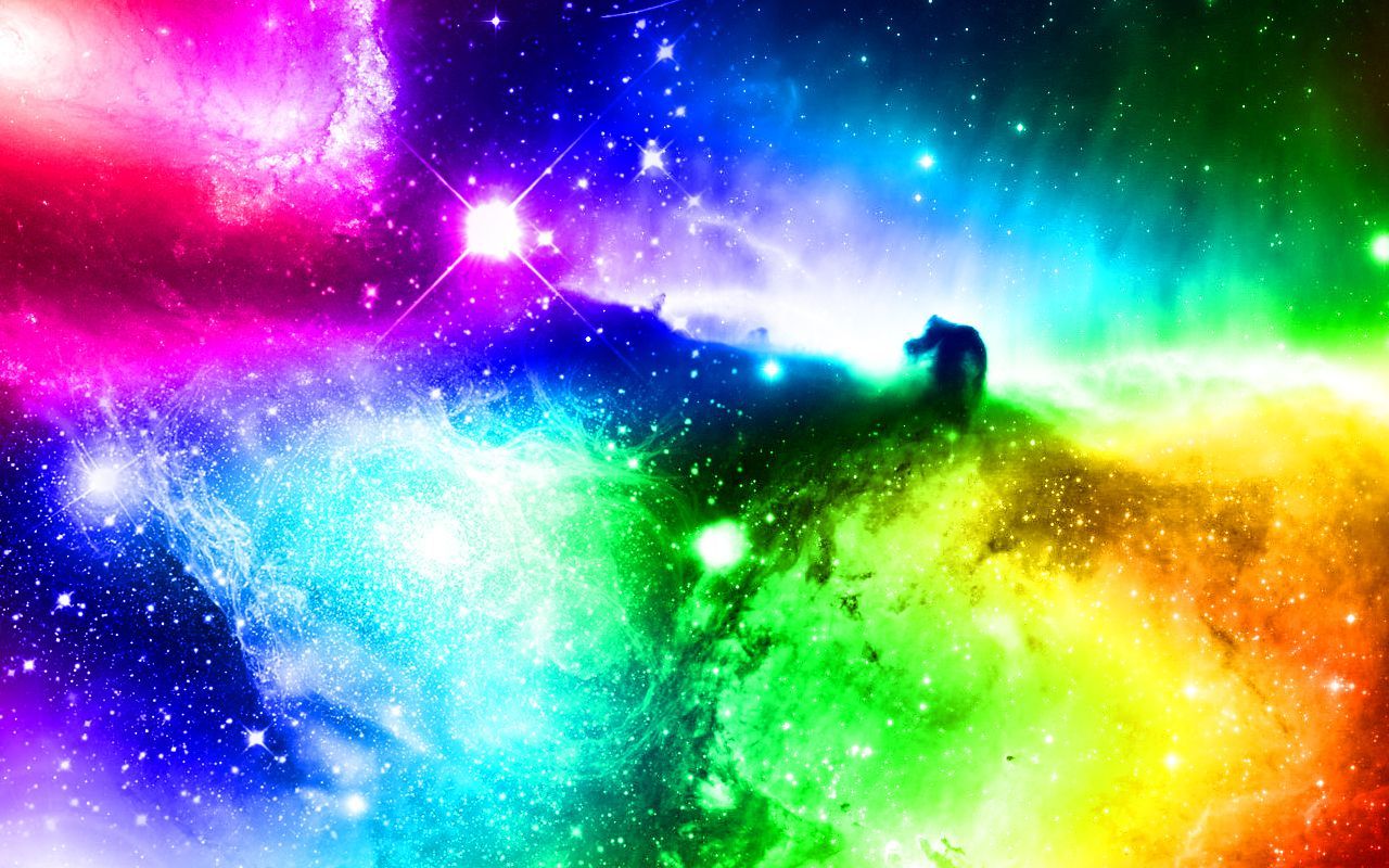 Rainbow Galaxy Backgrounds