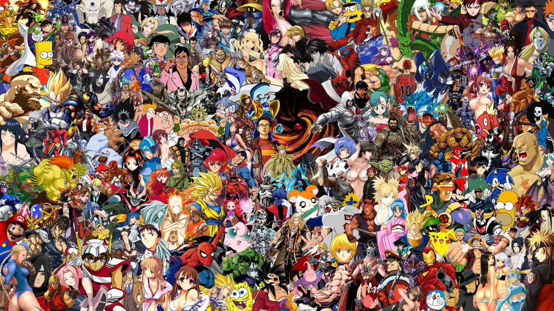 Anime Mashup Desktop Wallpapers on WallpaperDog