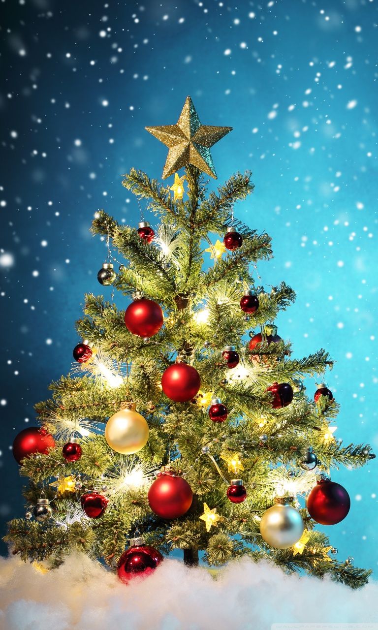 1440x2960 Christmas Tree Illustrations Samsung Galaxy Note 98 S9S8S8  QHD HD 4k Wallpapers Images Backgrounds Photos and Pictures