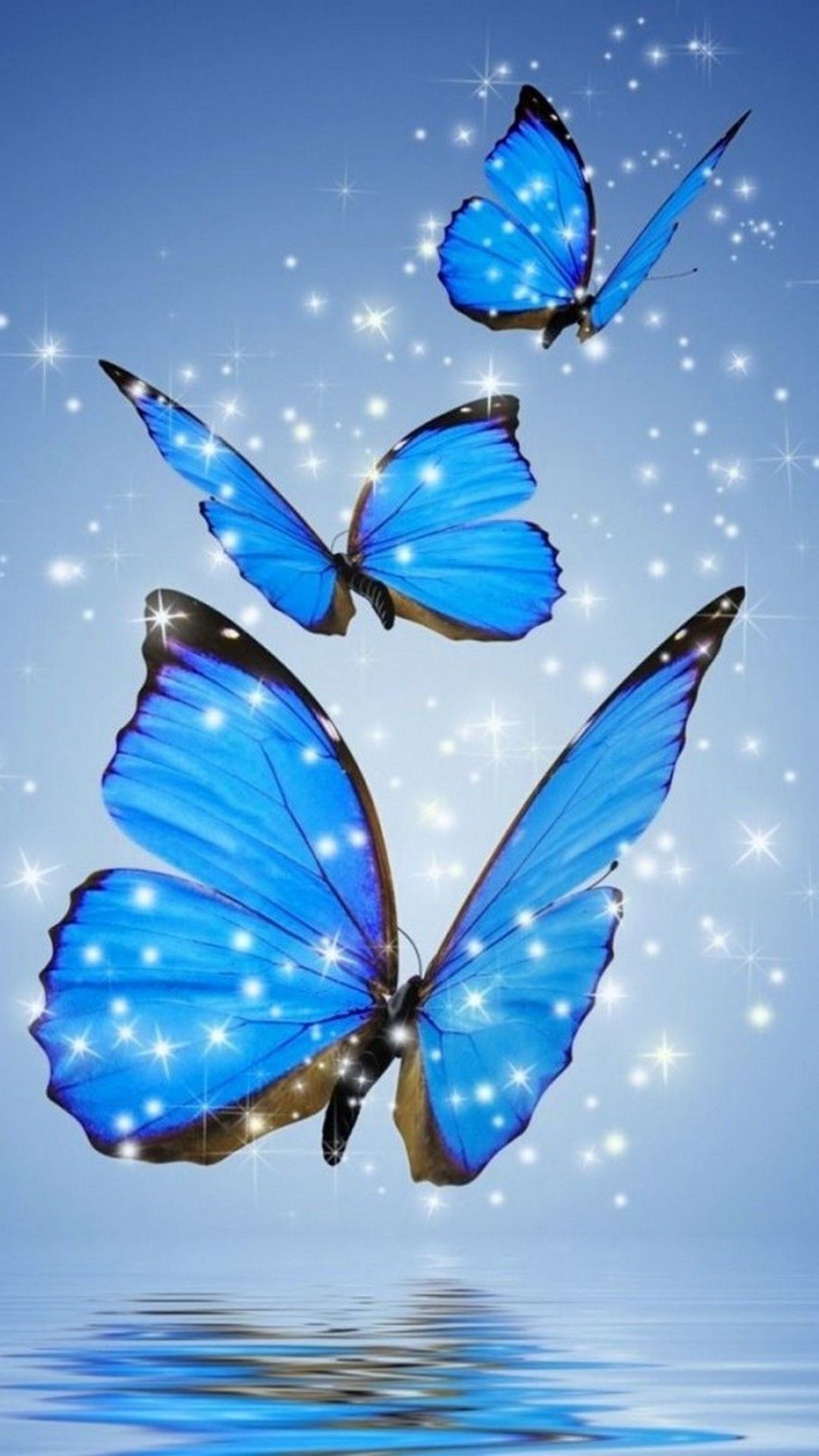 Download Blue Butterfly Wallpapers On Wallpaperdog