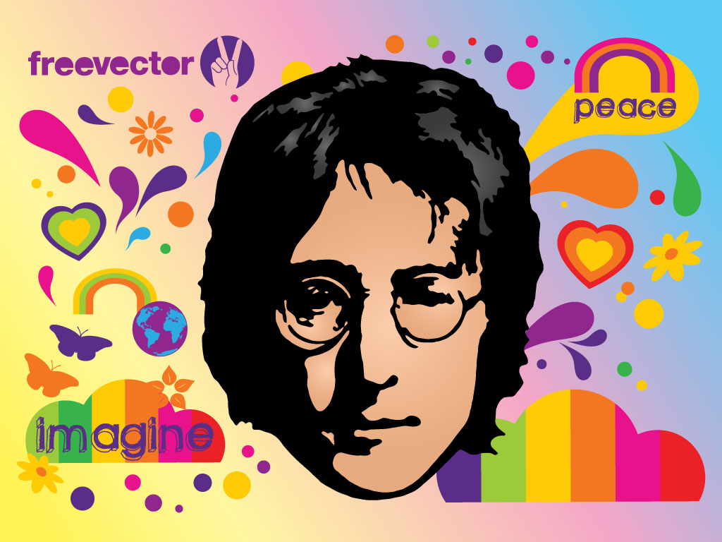 John Lennon Peace Wallpapers on WallpaperDog