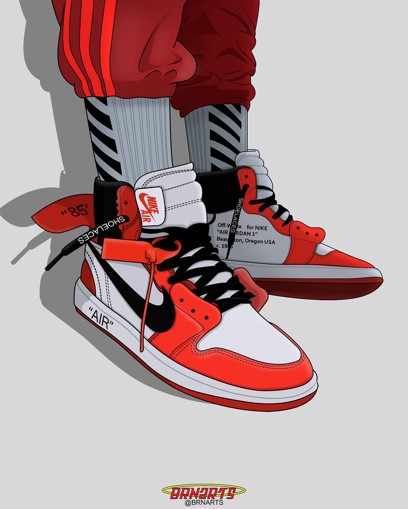 Enfriarse Nido mediodía Cartoon Nike Shoes Wallpapers on WallpaperDog