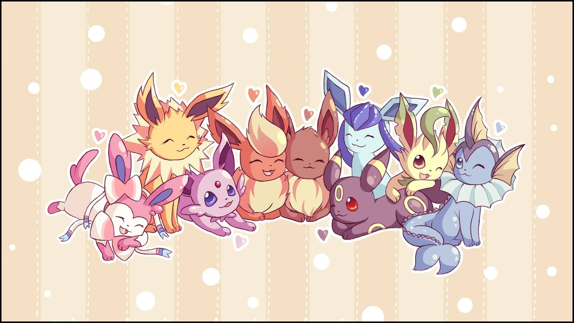 Cute Eeveelutions Wallpapers on WallpaperDog