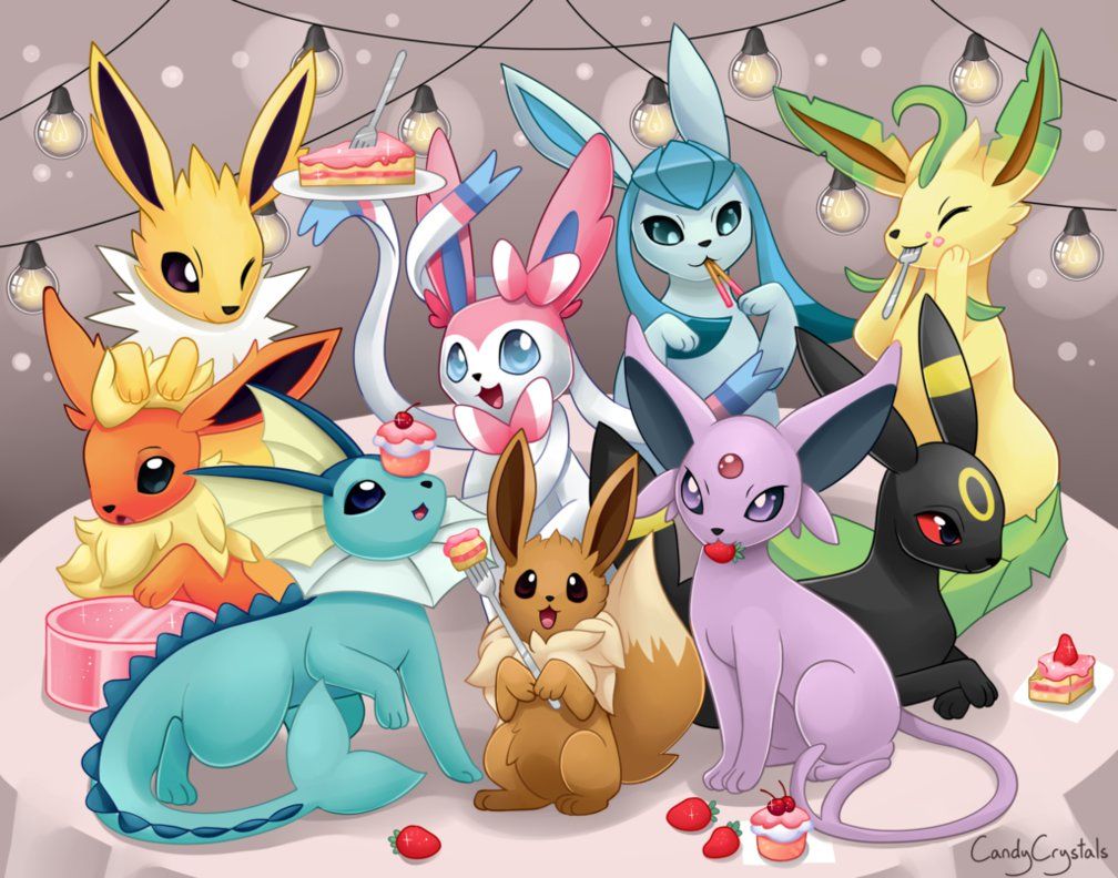 Cute Eeveelutions Wallpapers.