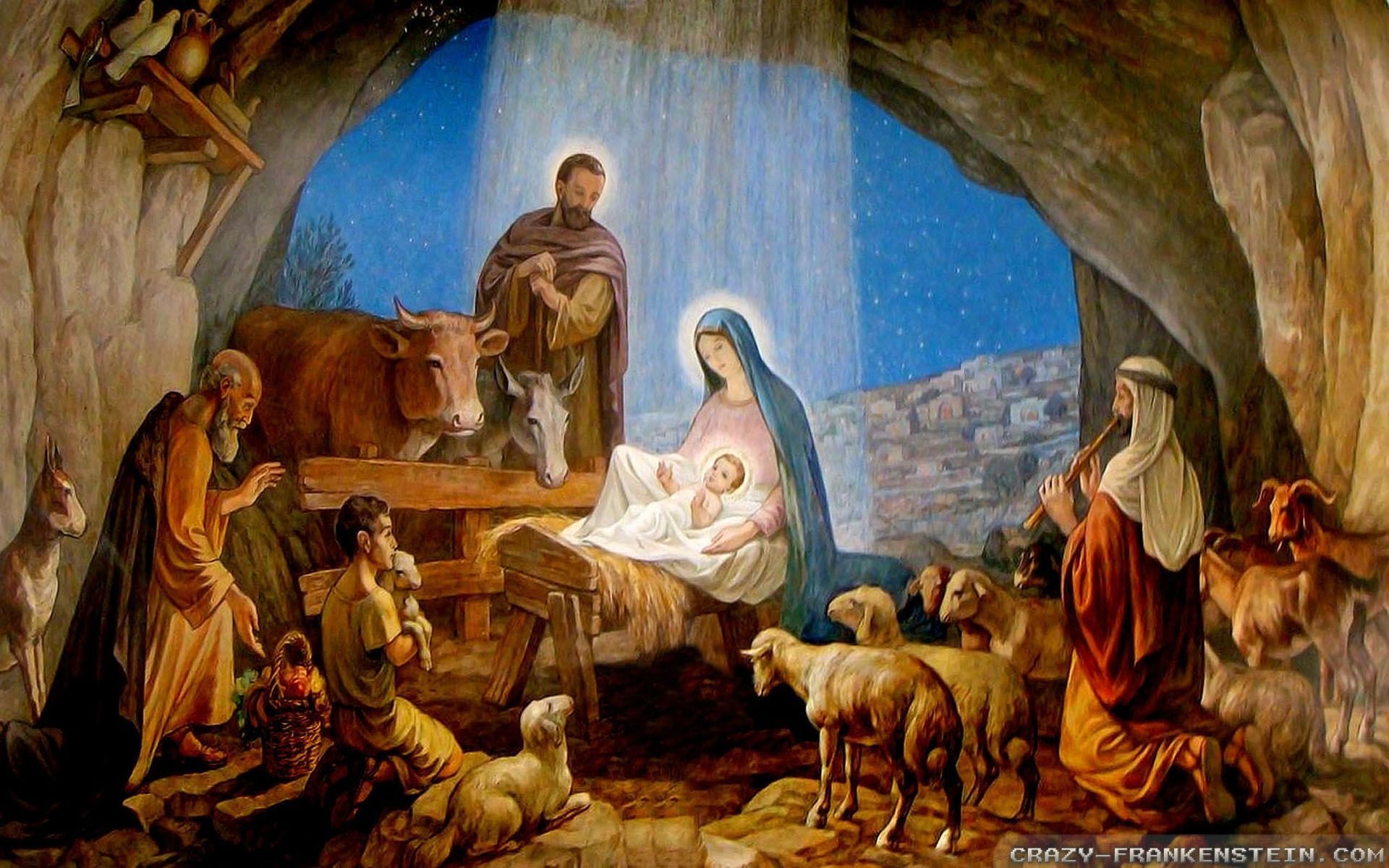 the birth of jesus christ wallpaper