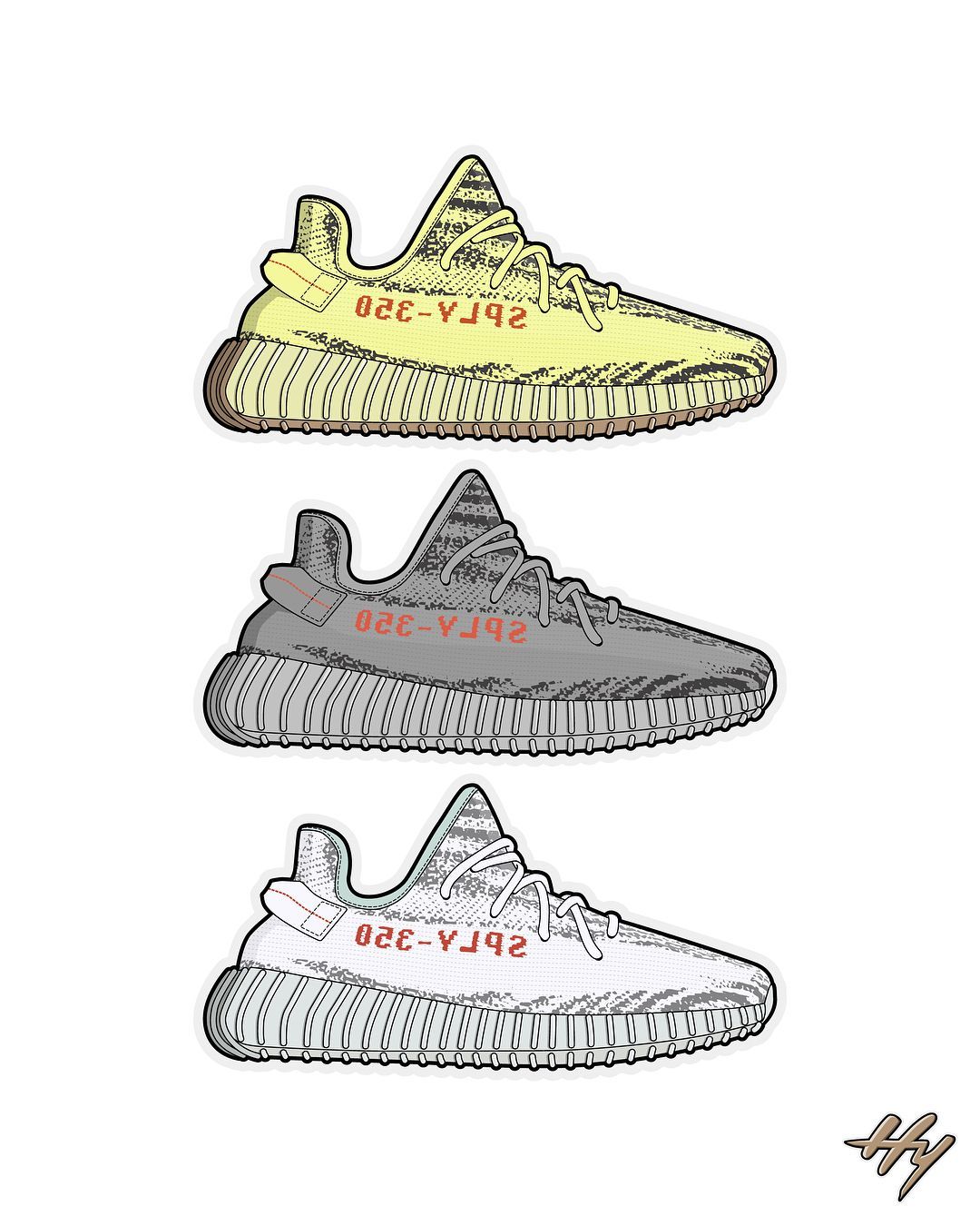 Yeezy Shoes Cartoon Wallpapers on WallpaperDog