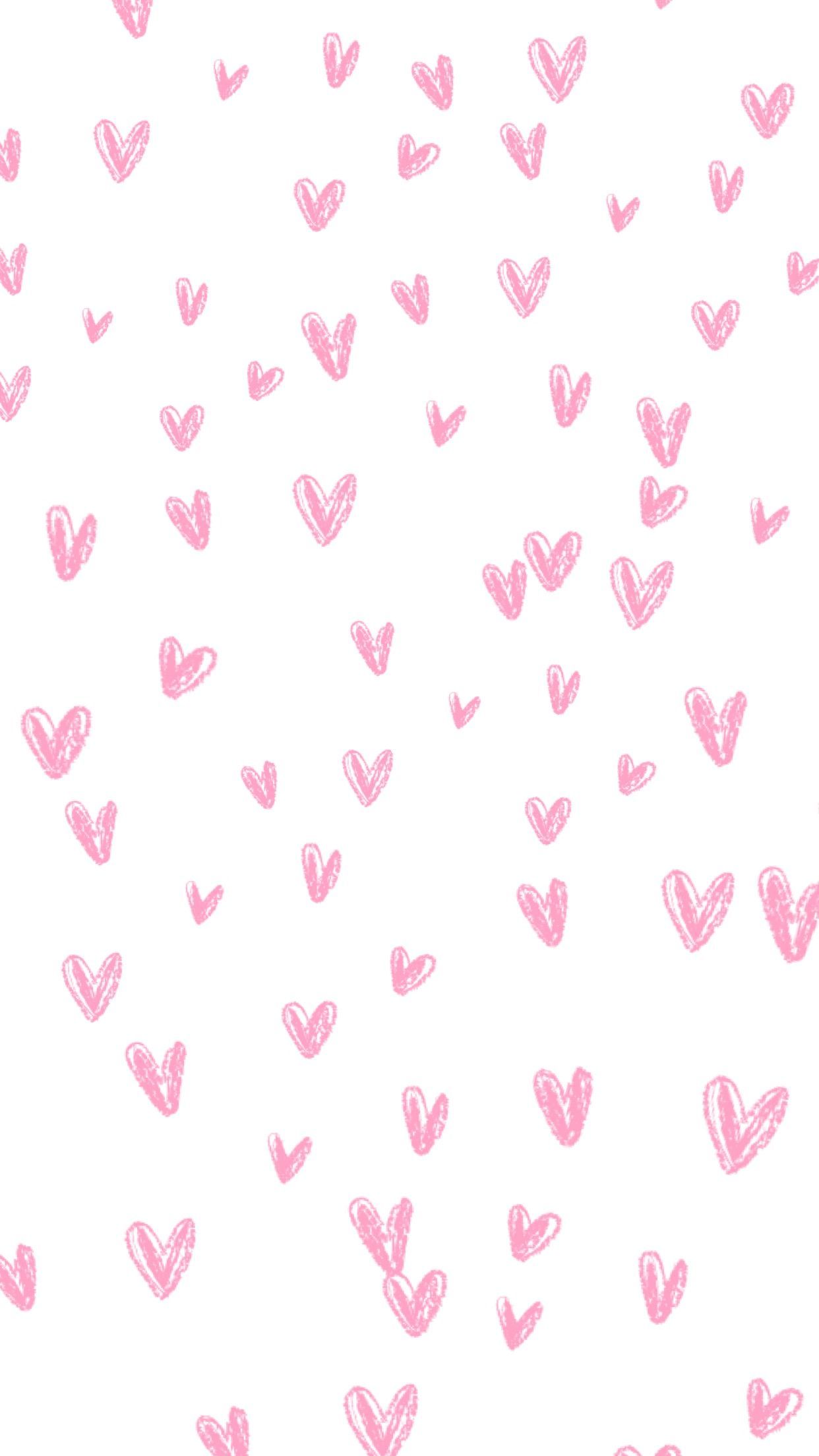 Pink Hearts Wallpapers  Wallpaper Cave