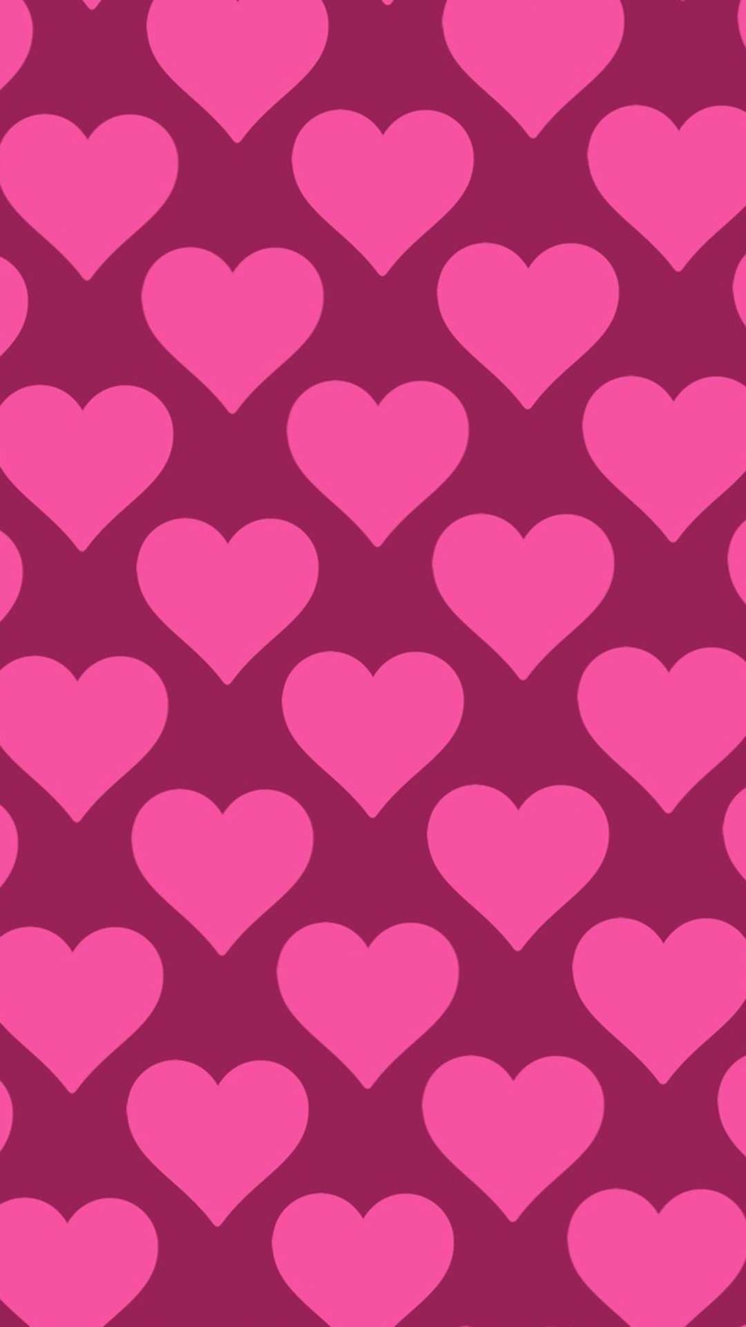 Pink Heart Aesthetic iPhone Wallpapers  Wallpaper Cave